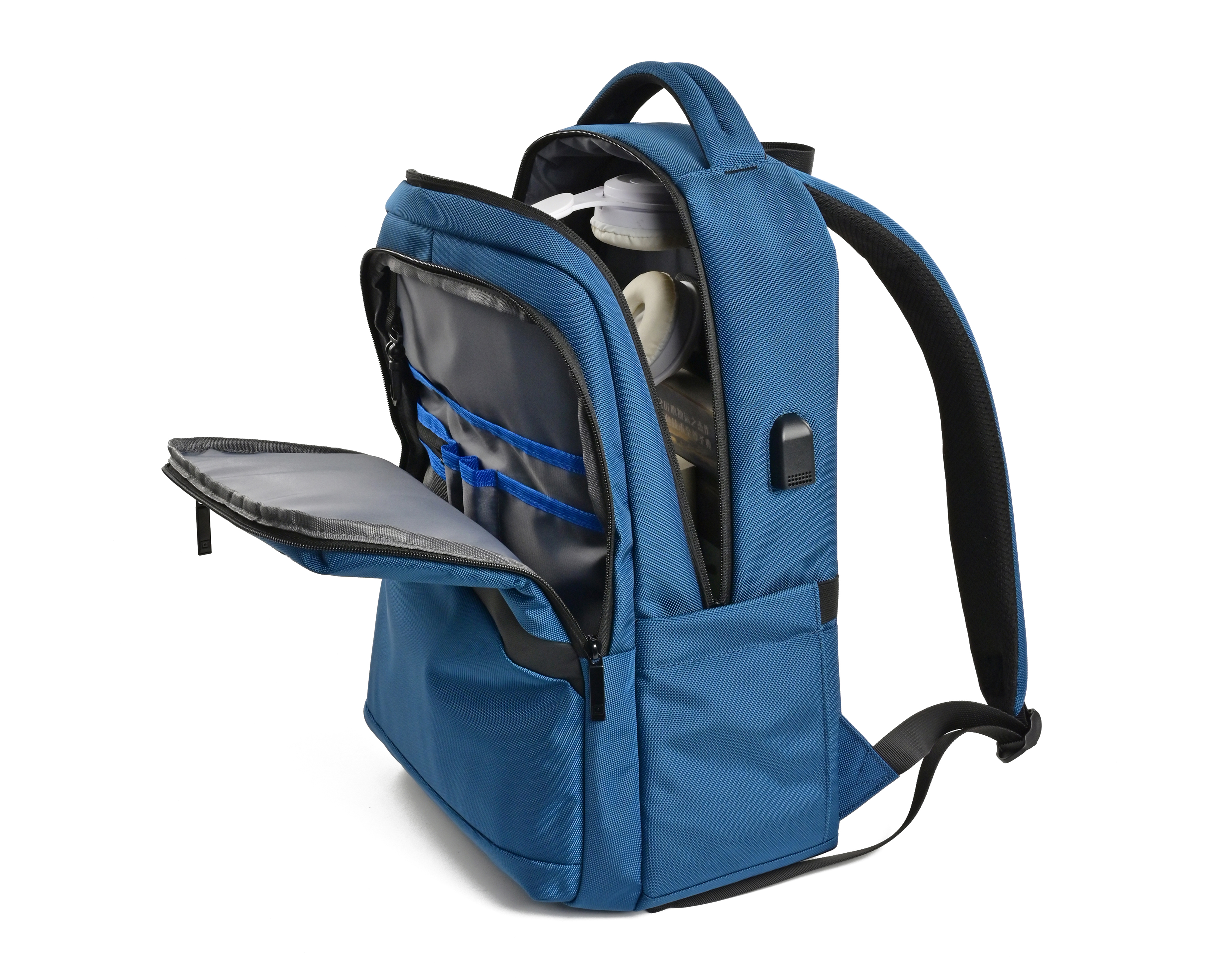 Foto 5 pulgar | Foto 4 | Mochila para Laptop Novotek Bot Azul