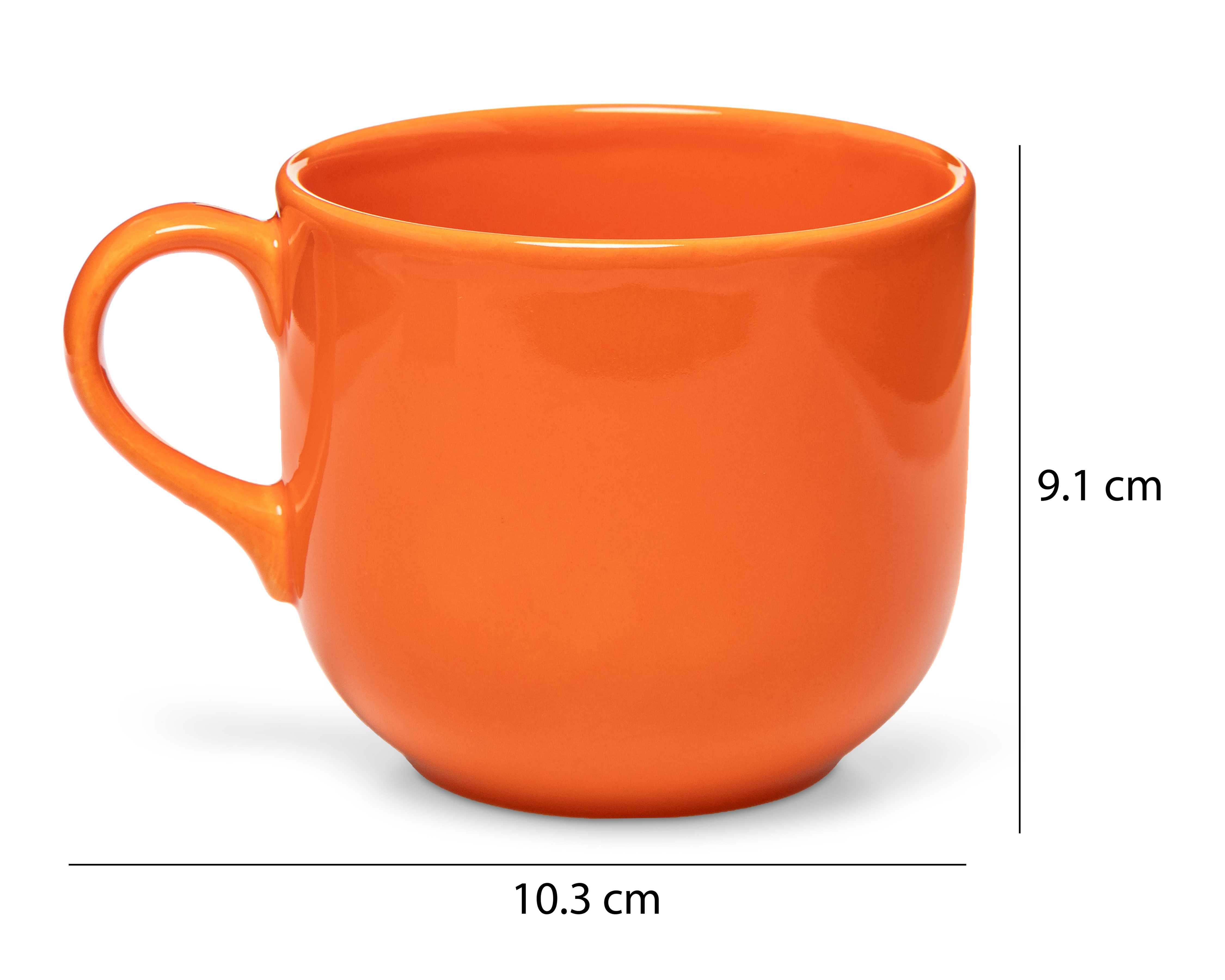 Foto 5 | Foto 5 | Taza de Cerámica Corona 481.6 ml 4 Piezas
