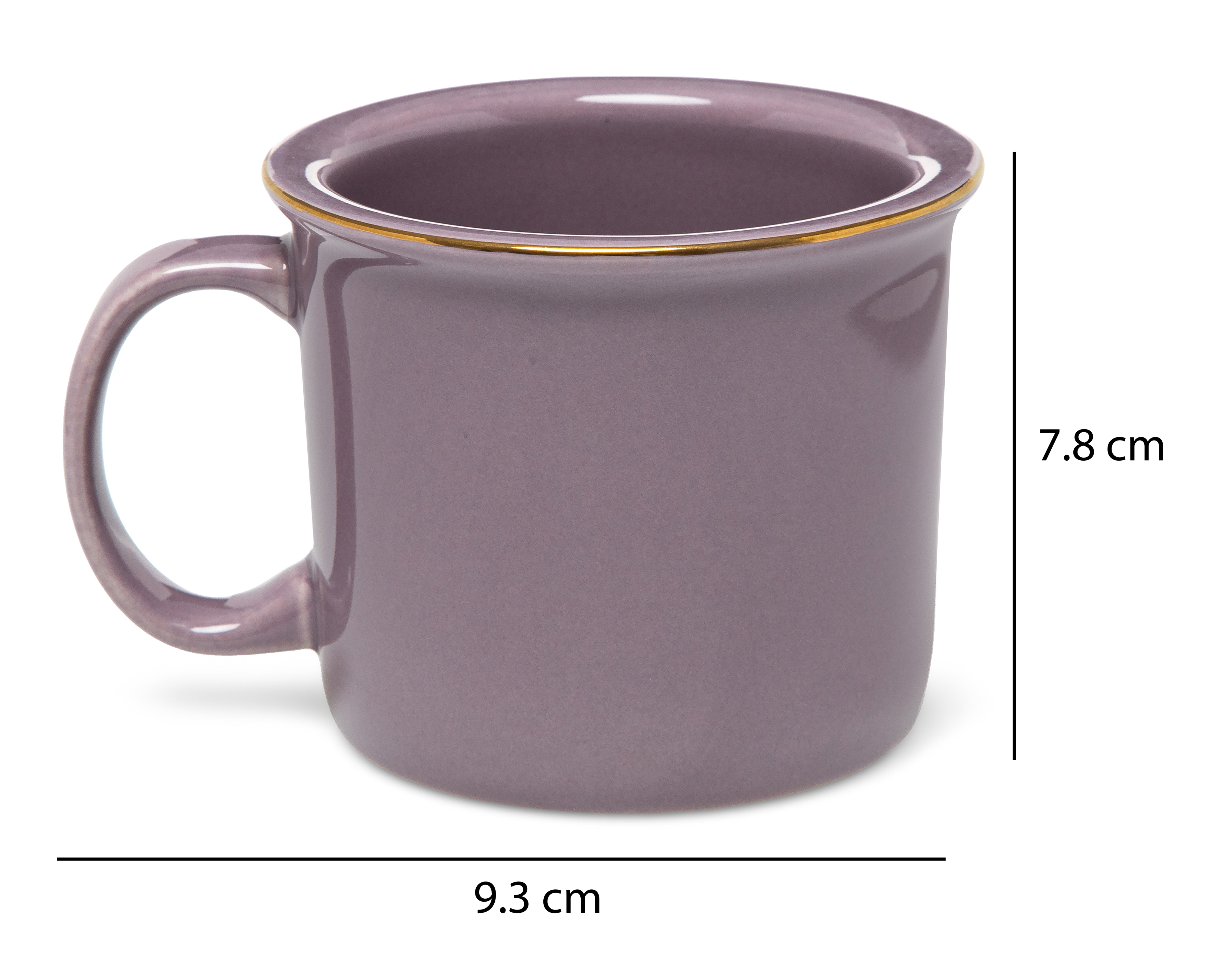 Foto 6 pulgar | Foto 5 | Taza de Cerámica Corona 250 ml 4 Piezas