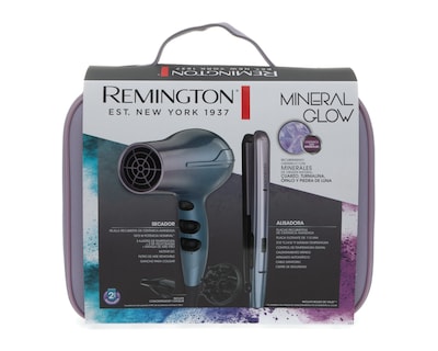 Foto 7 | Foto 7 | Combo de Alaciadora y Plancha para Cabello Remington Mineral Glow con Infusión de Turmalina