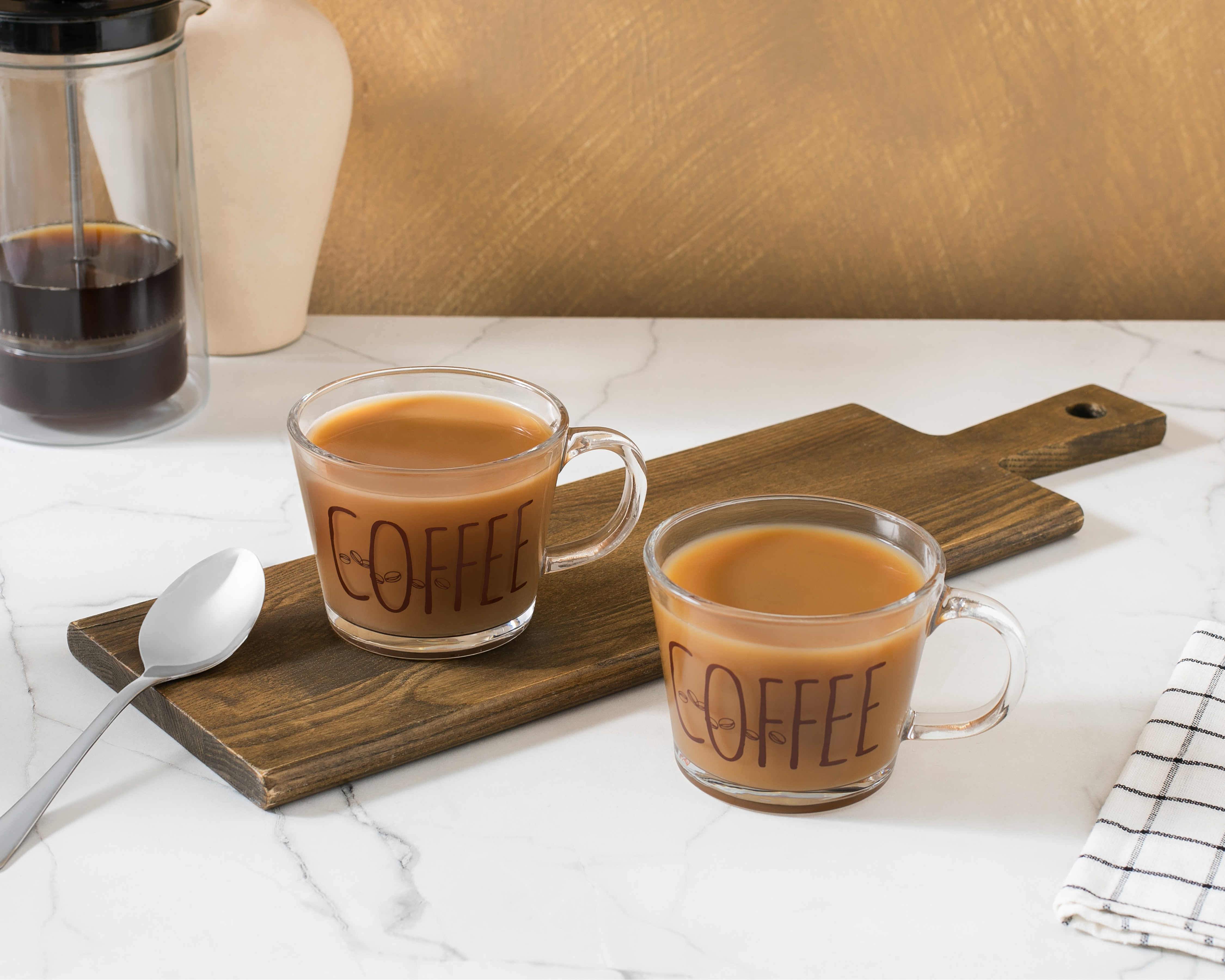 Foto 4 | Foto 4 | Taza de Vidrio Starhaus 350 ml 2 Piezas