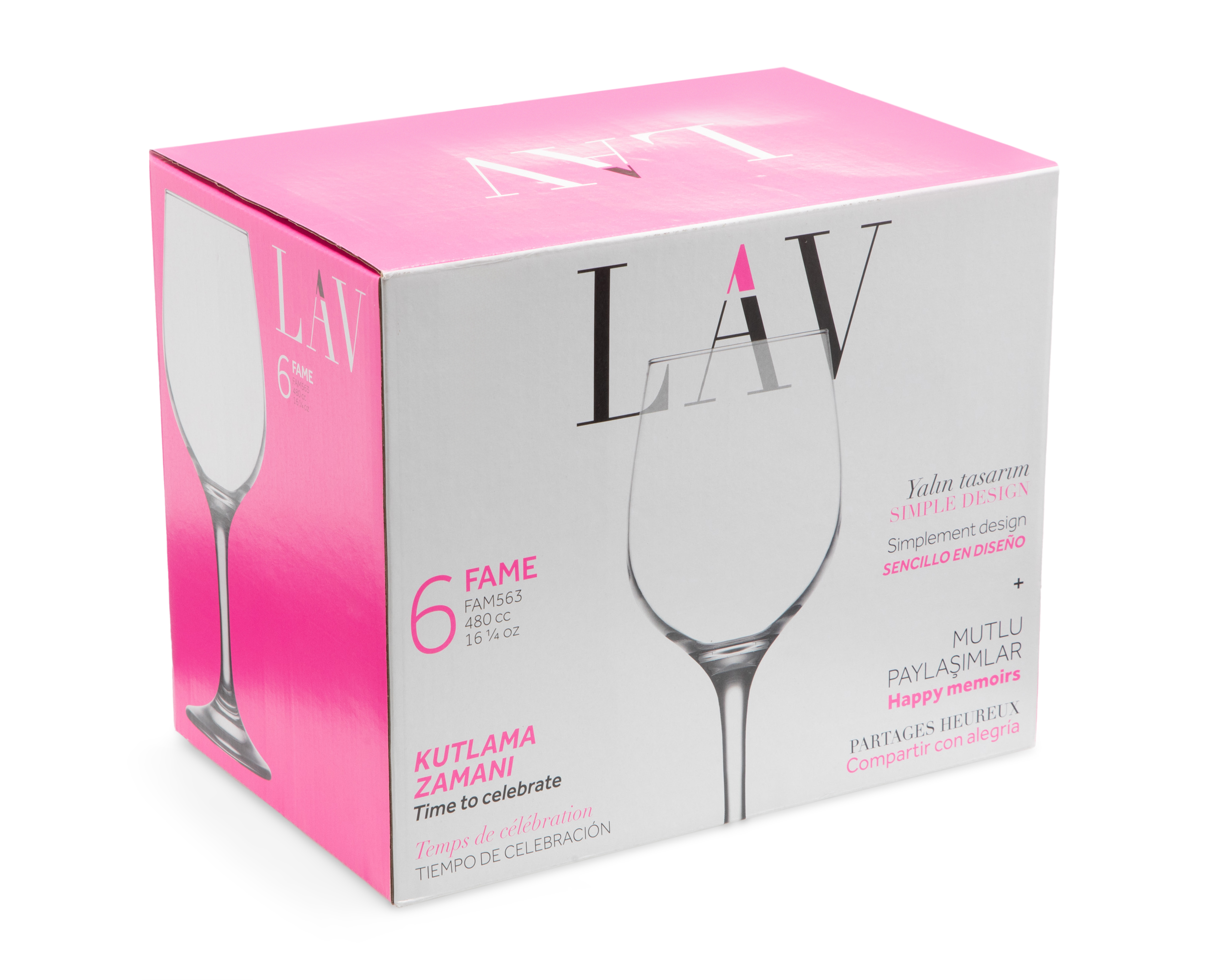 Foto 2 | Foto 2 | Copas para Vino LAV 6 Piezas