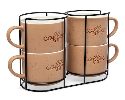 Foto 1 | Foto 1 | Taza de Cerámica Marcelle 340 ml 4 Piezas