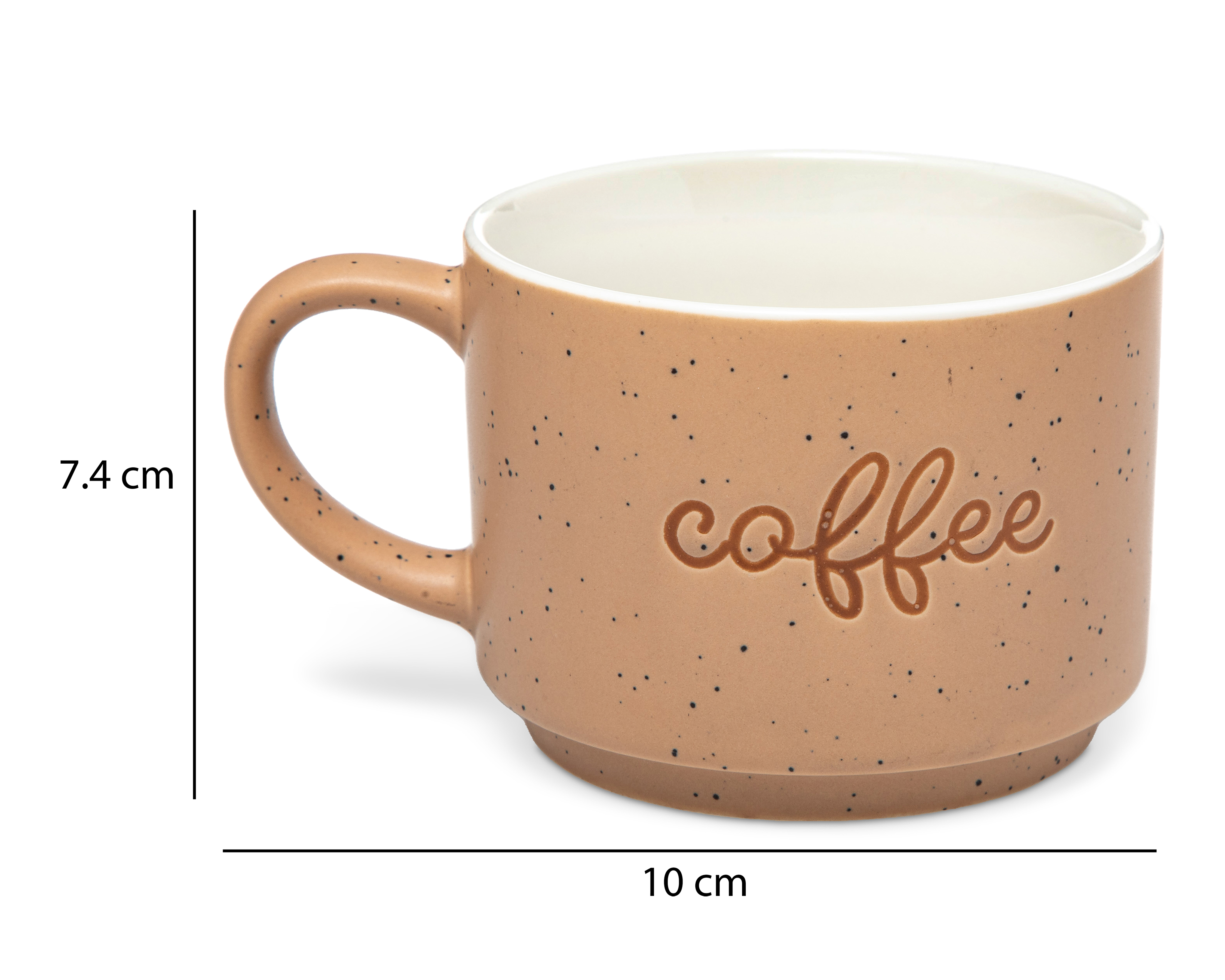 Foto 6 | Foto 6 | Taza de Cerámica Marcelle 340 ml 4 Piezas