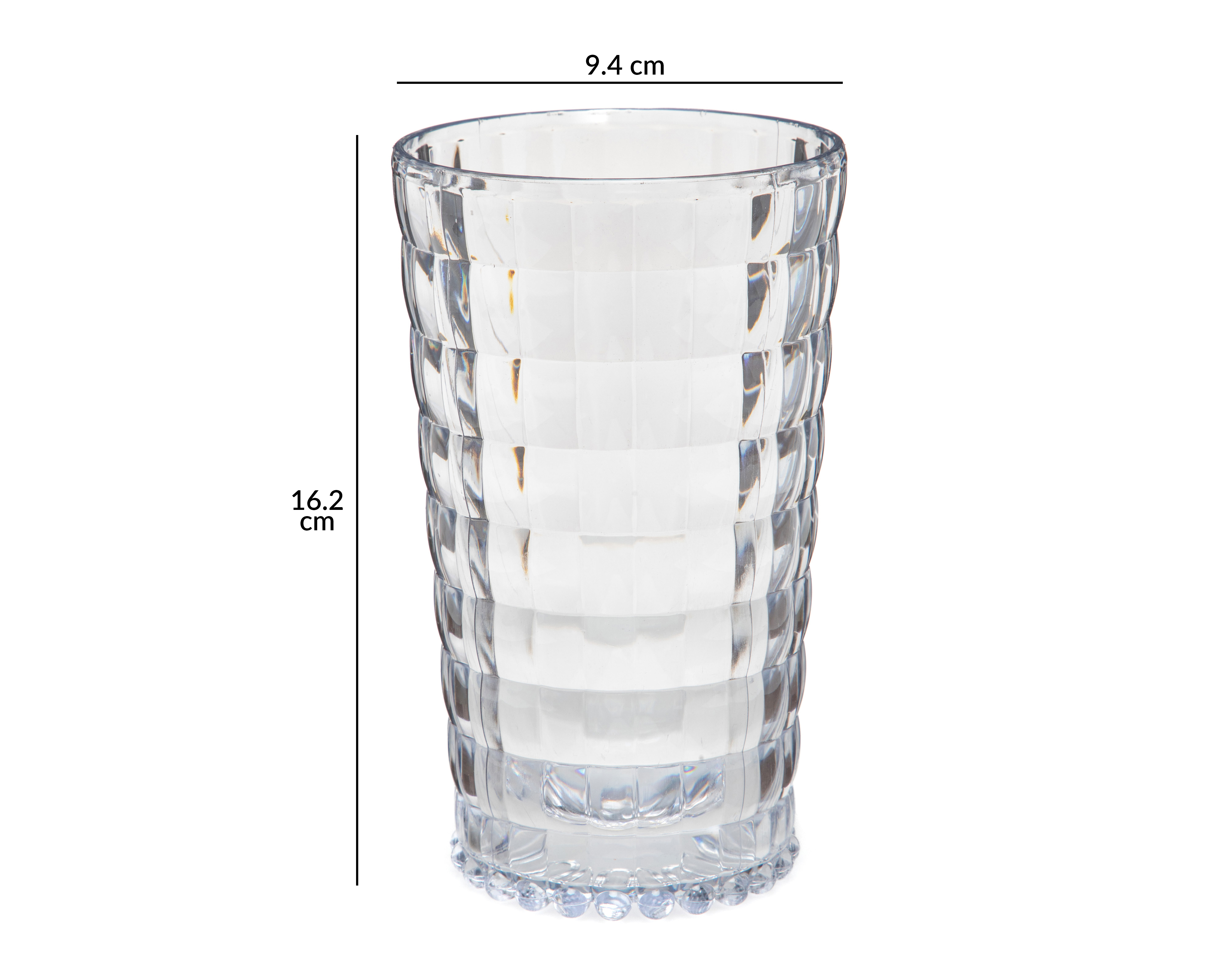Foto 4 | Foto 4 | Vaso de Acrílico Starhaus 750 ml 4 Piezas