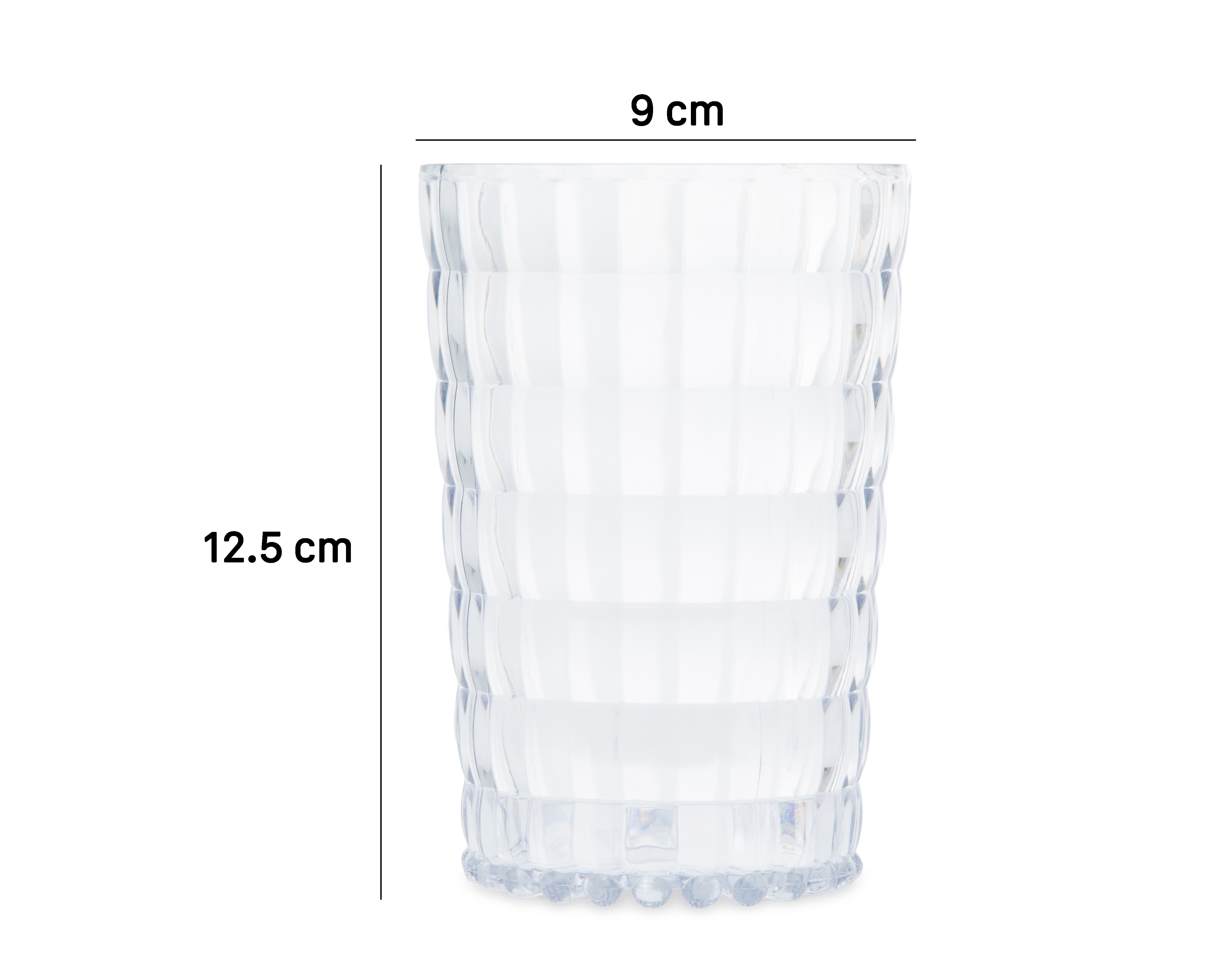 Foto 6 pulgar | Foto 5 | Vaso de Acrílico Starhaus 400 ml 4 Piezas