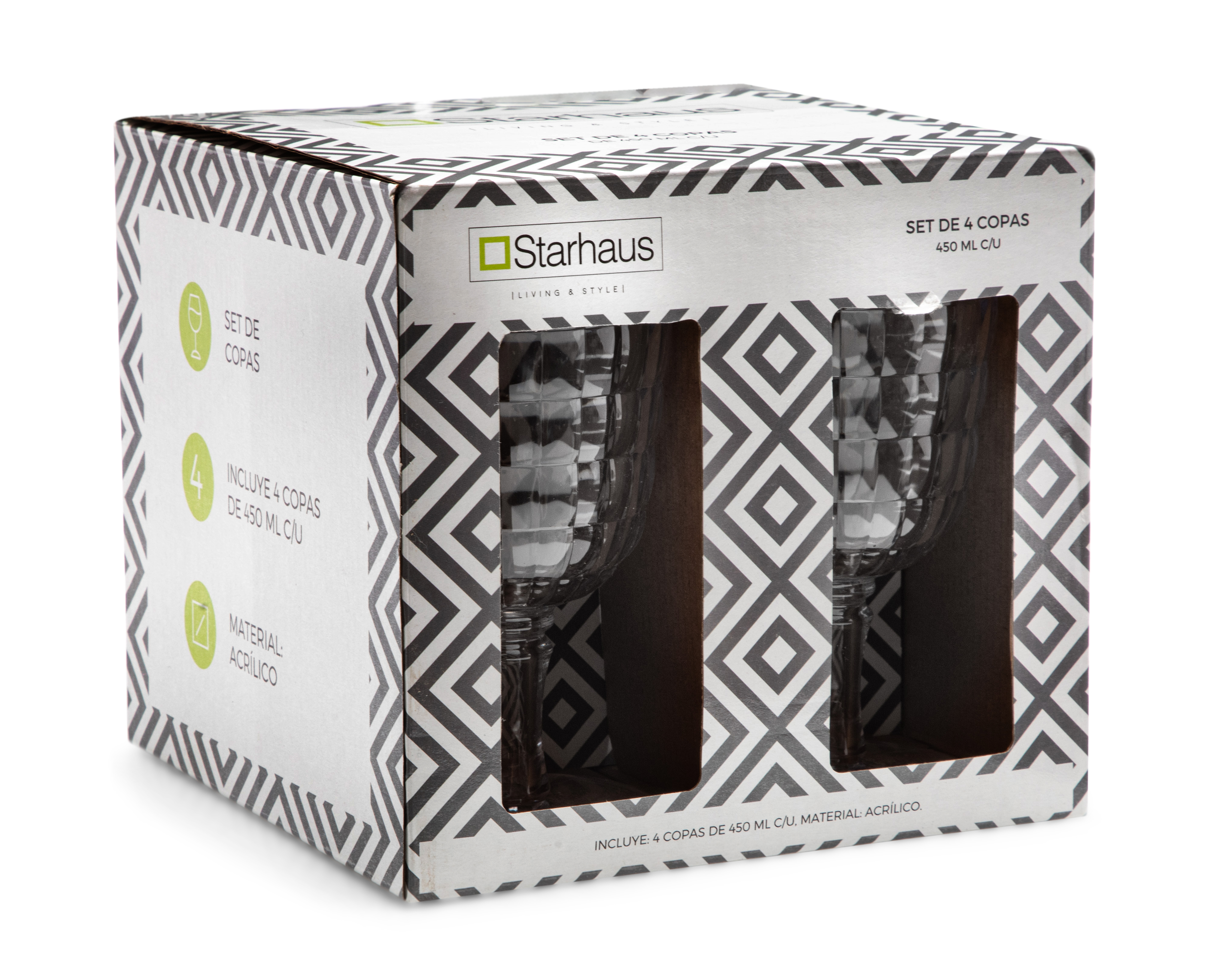 Foto 2 | Foto 2 | Copas para Vino Starhaus 4 Piezas