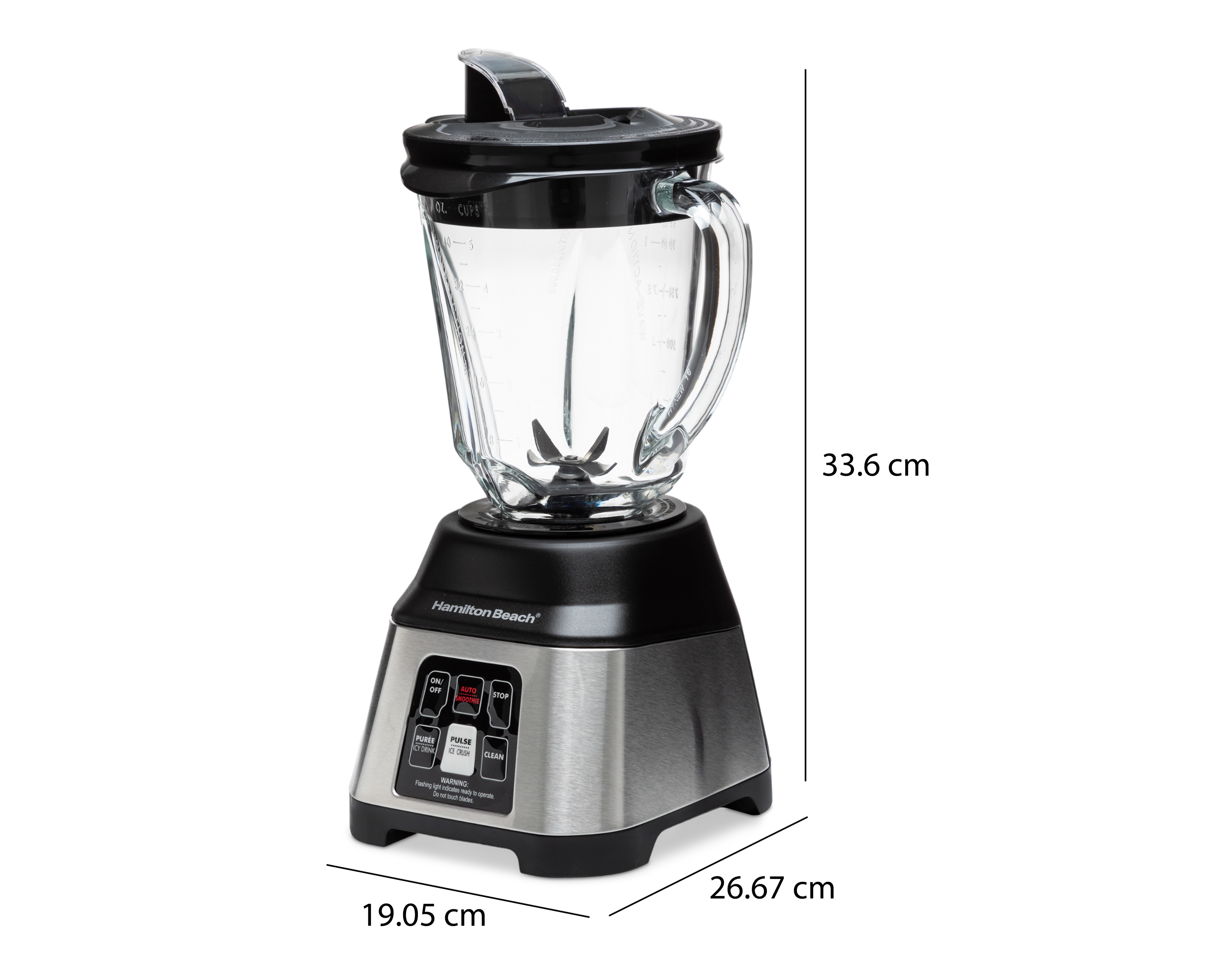 Foto 8 pulgar | Foto 7 | Licuadora Hamilton Beach con Panel Táctil Vaso de Vidrio