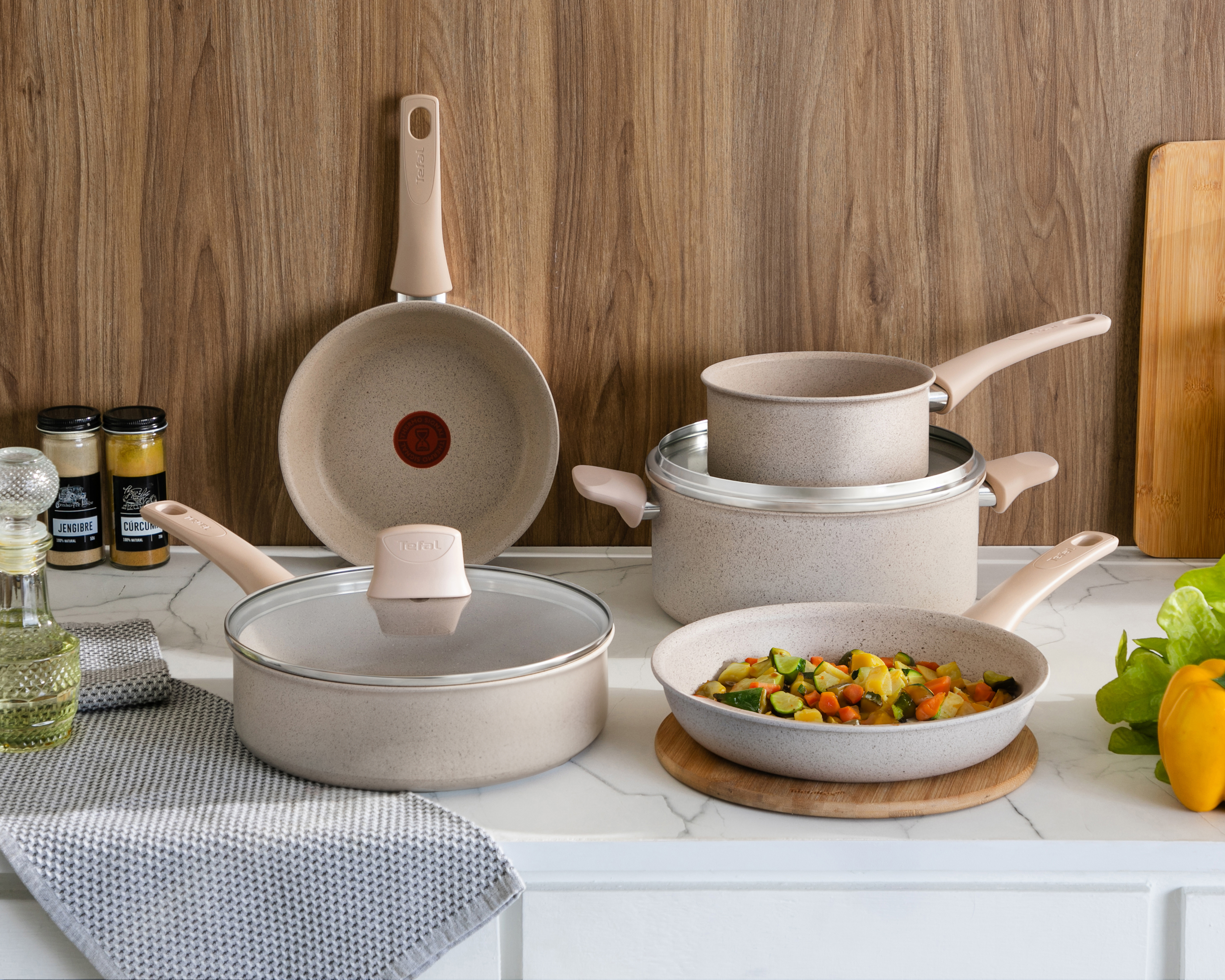 Foto 7 | Foto 7 | Batería de Cocina T-Fal Deligt 10 Piezas de Alumino