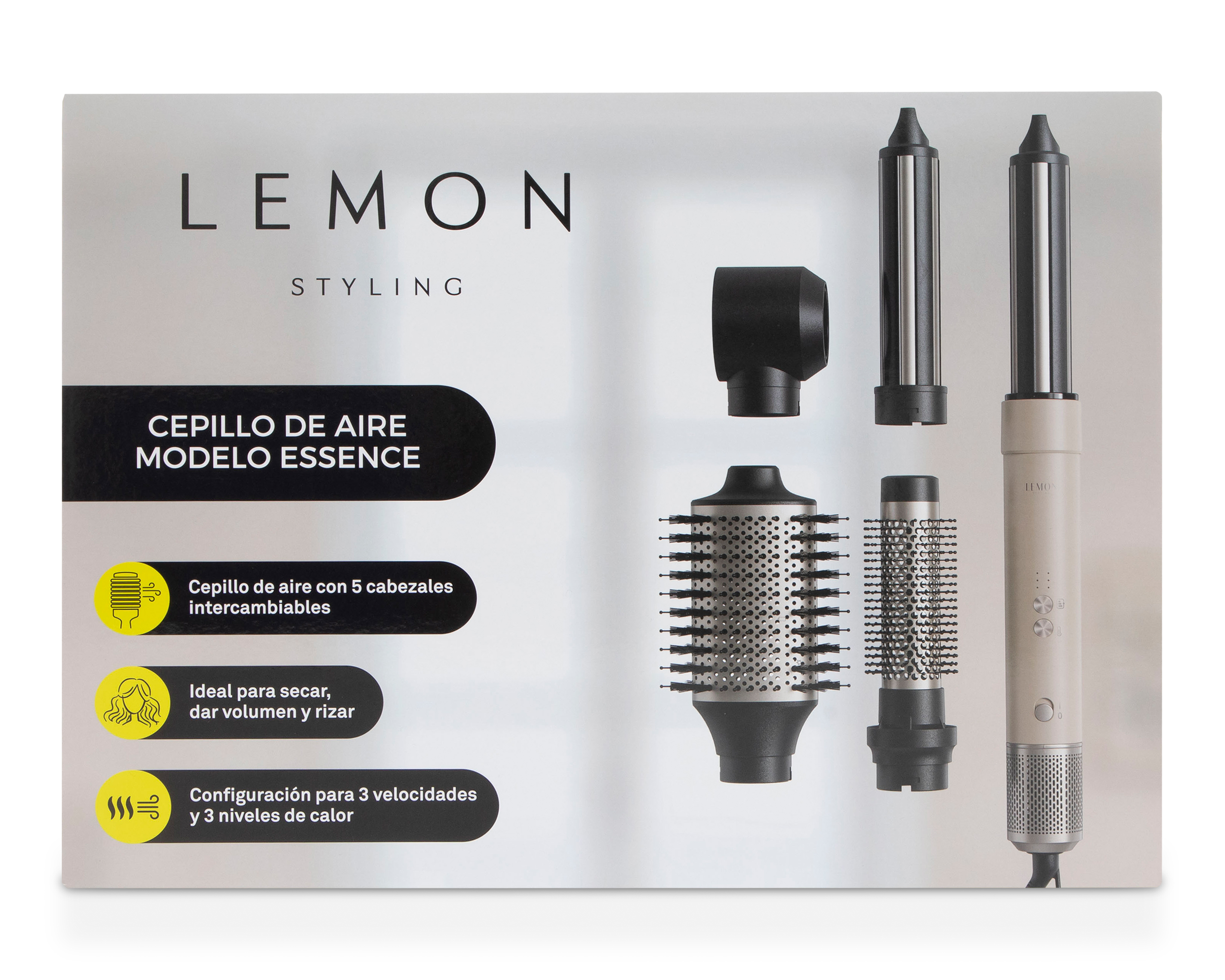 Foto 7 pulgar | Foto 6 | Multiestilizador de Aire Lemon Styling Essence con 5 Cabezales