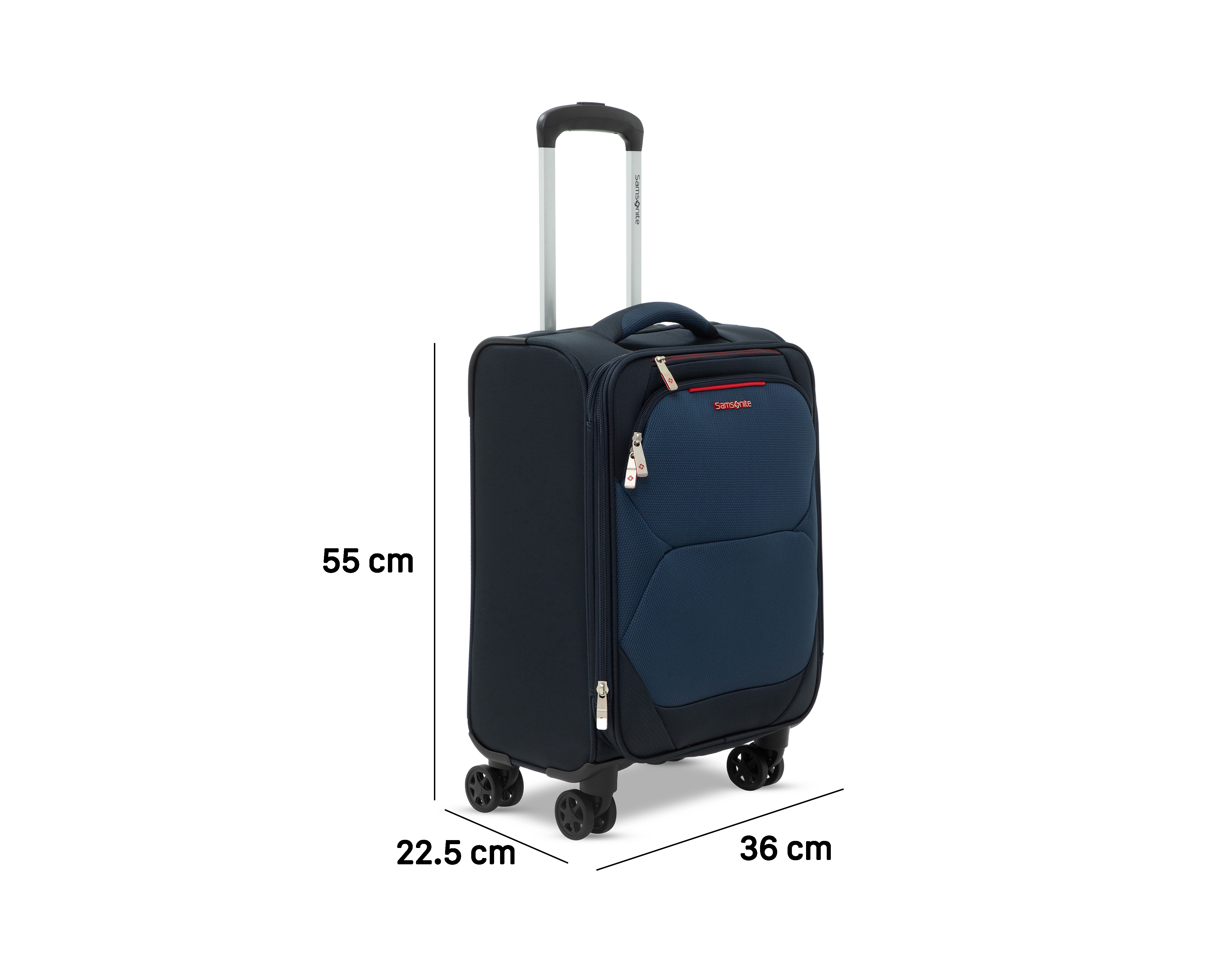 Foto 8 pulgar | Foto 7 | Maleta Vertical Samsonite Baltic 20” Azul
