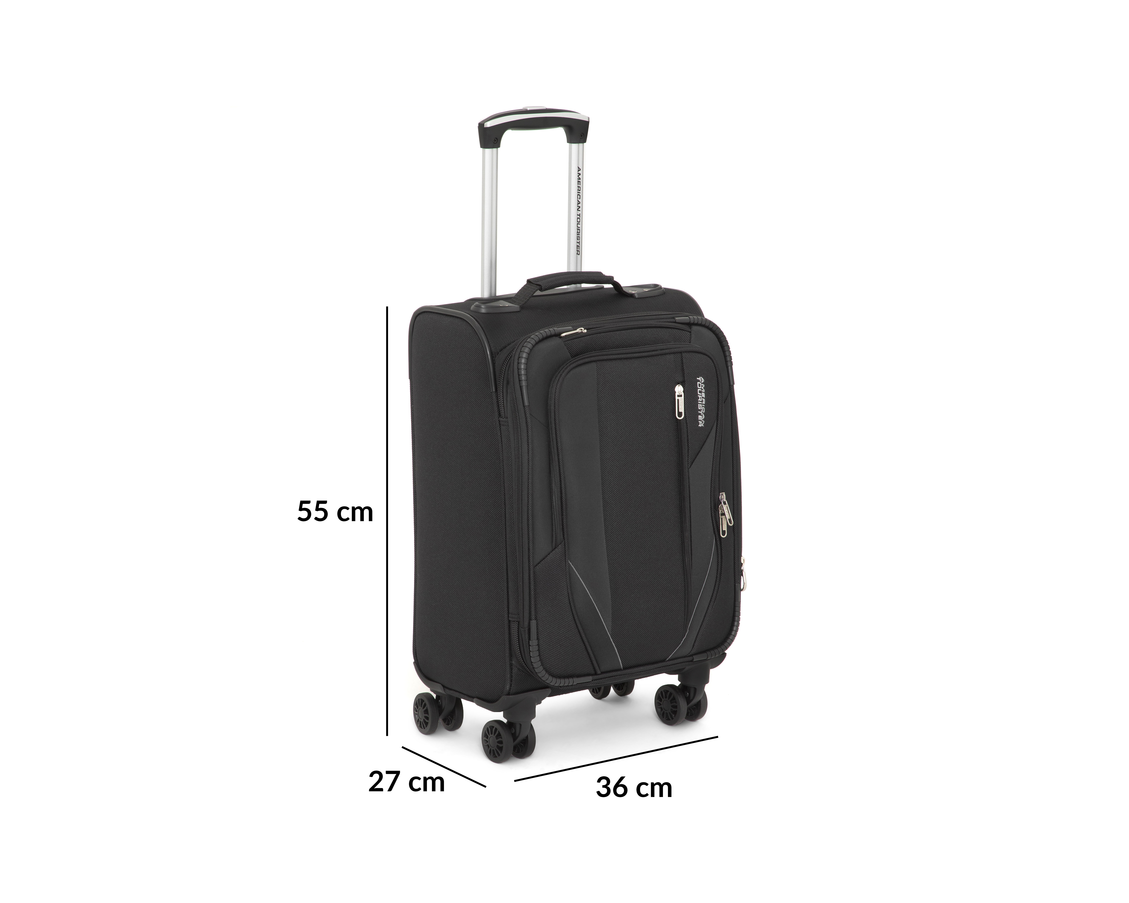 Foto 9 pulgar | Foto 8 | Maleta Vertical American Tourister Fortex 20" Negra
