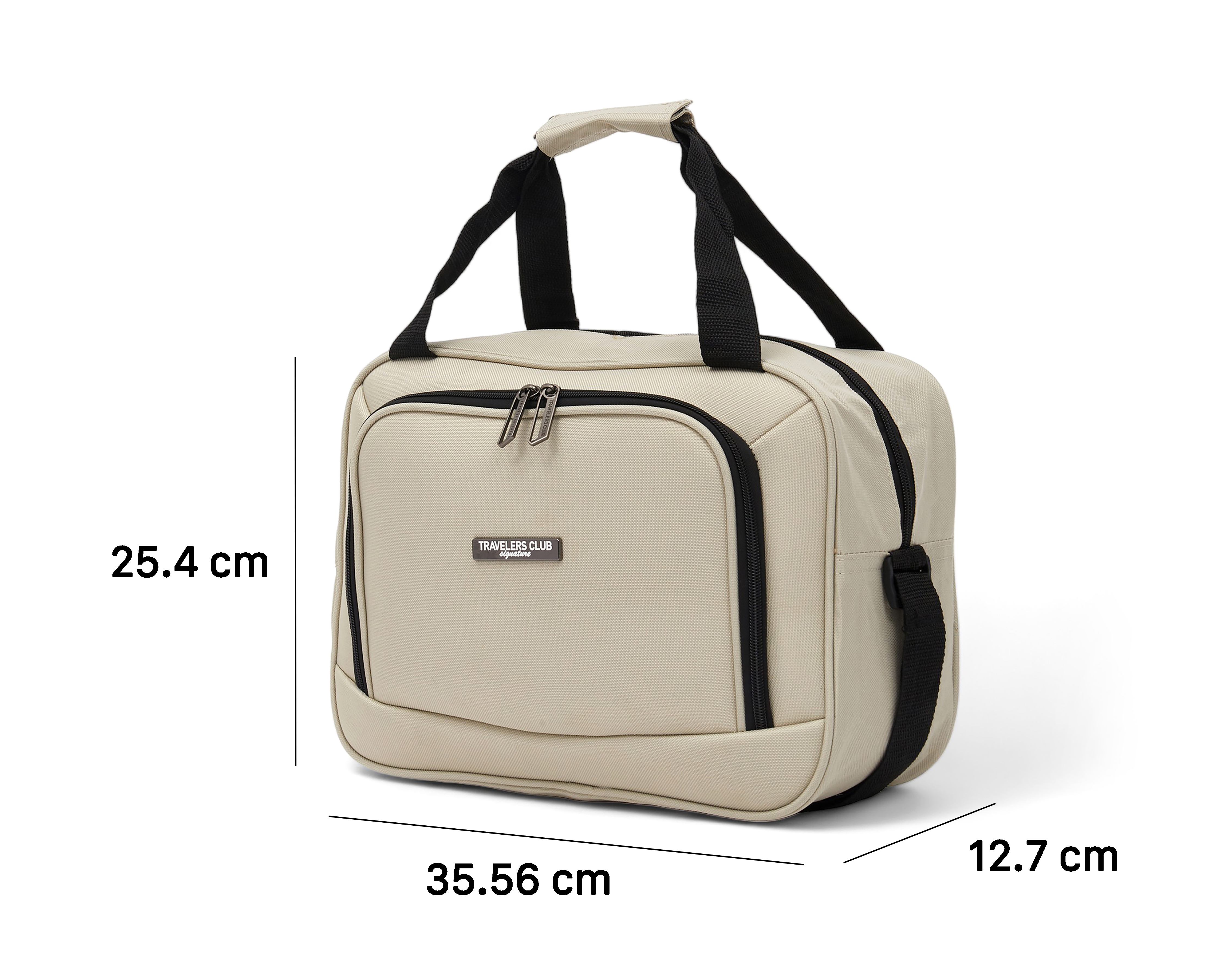 Foto 5 pulgar | Foto 4 | Neceser Travelers Club Beige