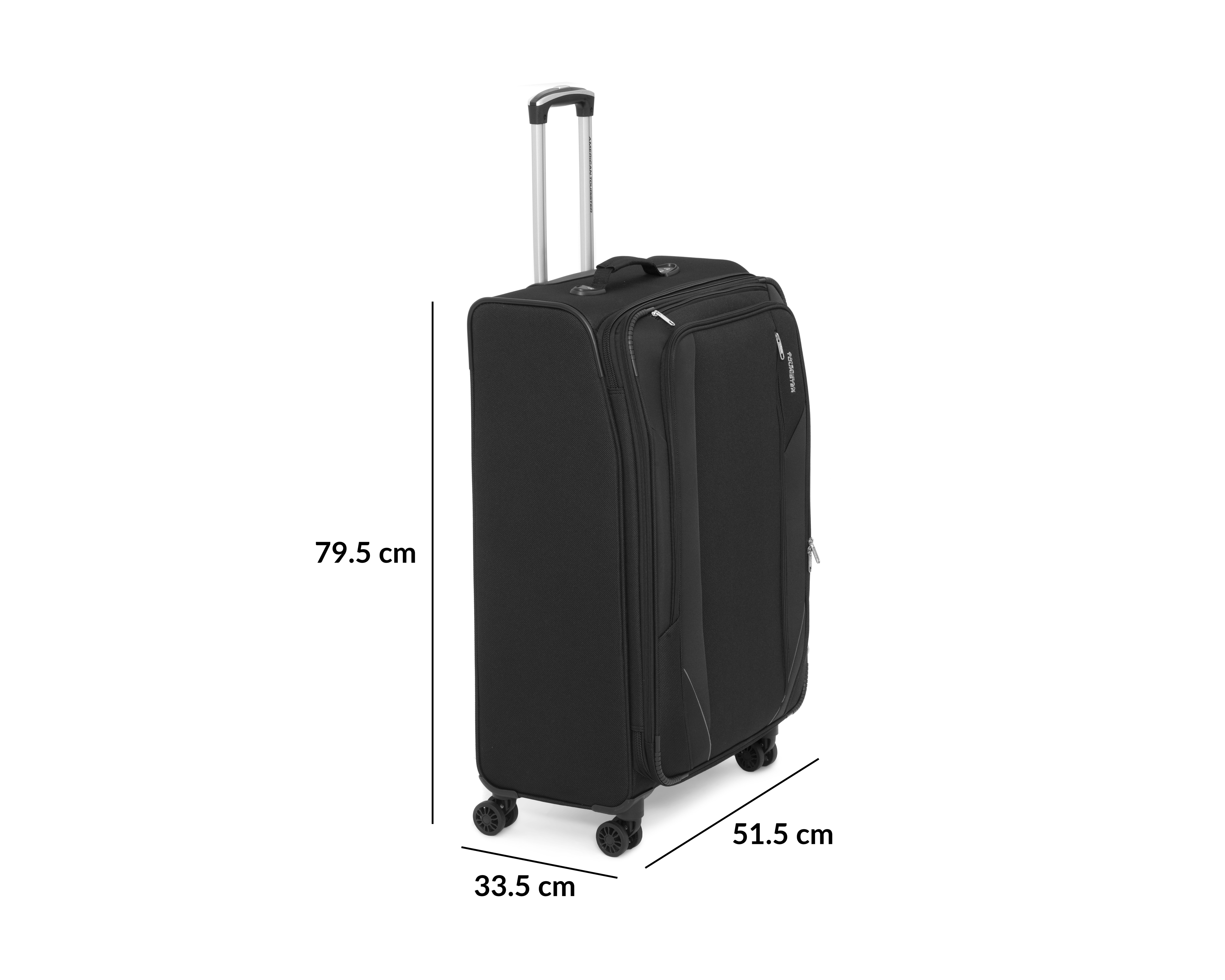 Foto 9 pulgar | Foto 8 | Maleta Vertical American Tourister Fortex 29" Negra
