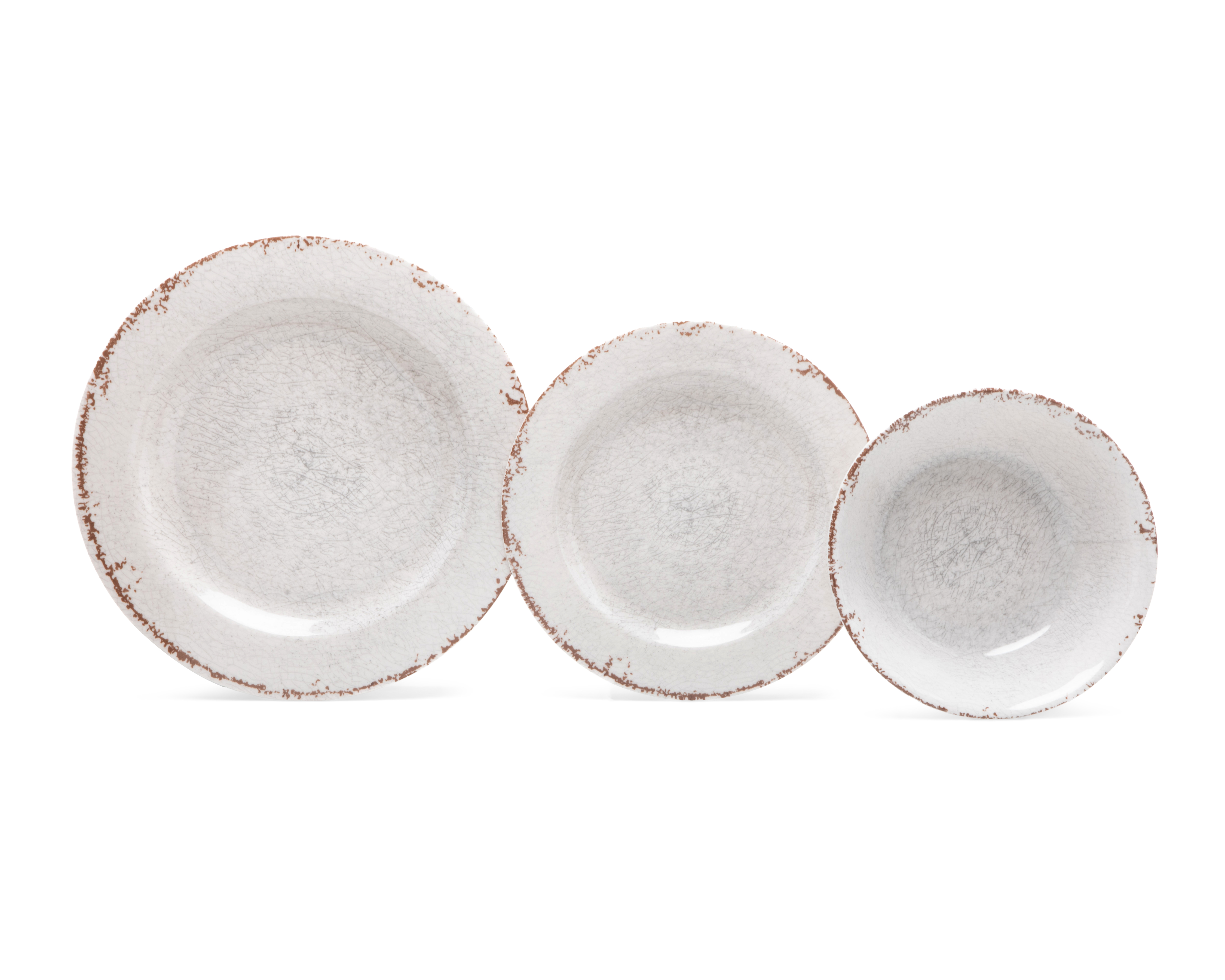 Foto 3 pulgar | Foto 2 | Vajilla de Melamina Blanca para 4 Personas 12 Piezas