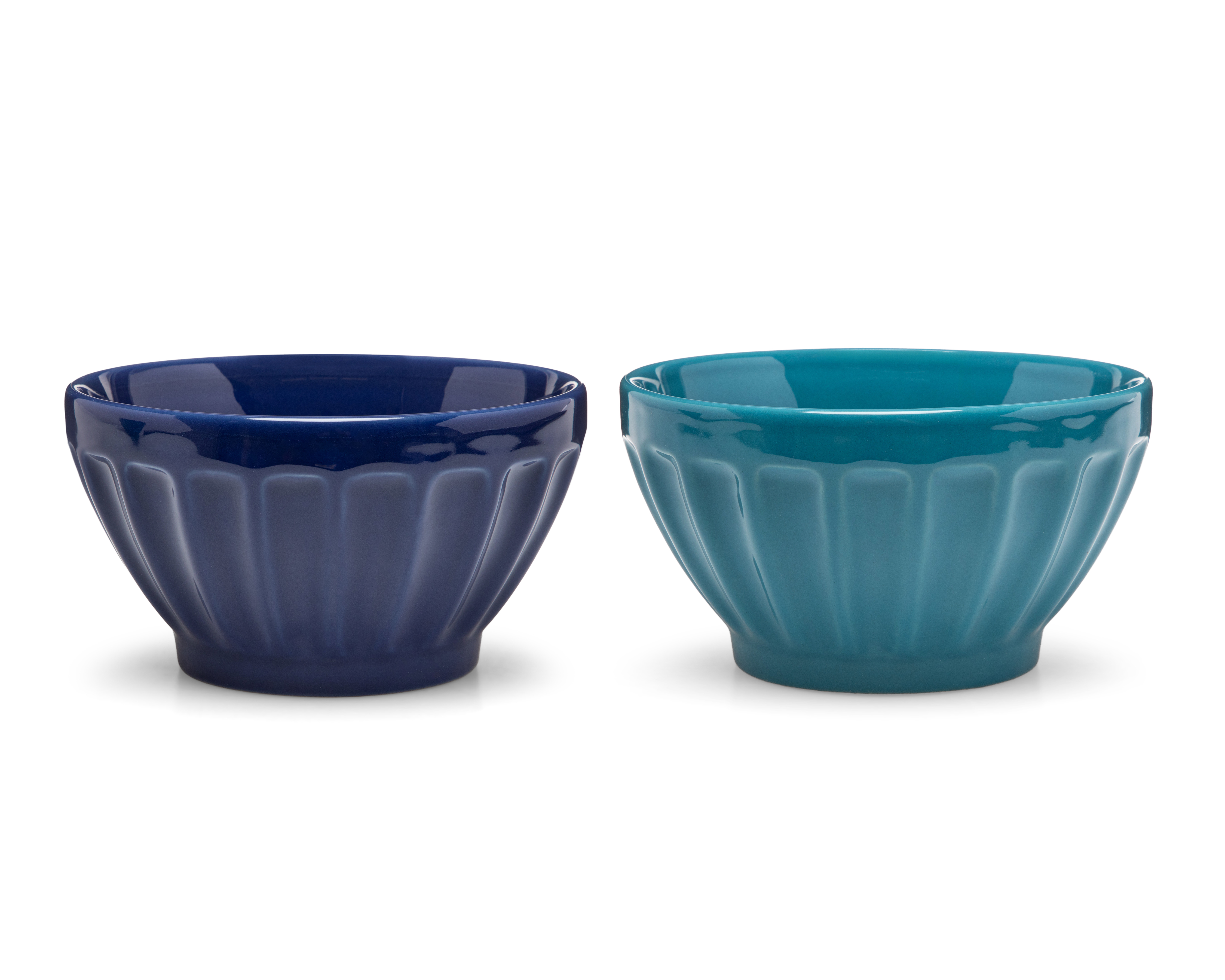 Bowl de Cerámica Azul 4 Piezas