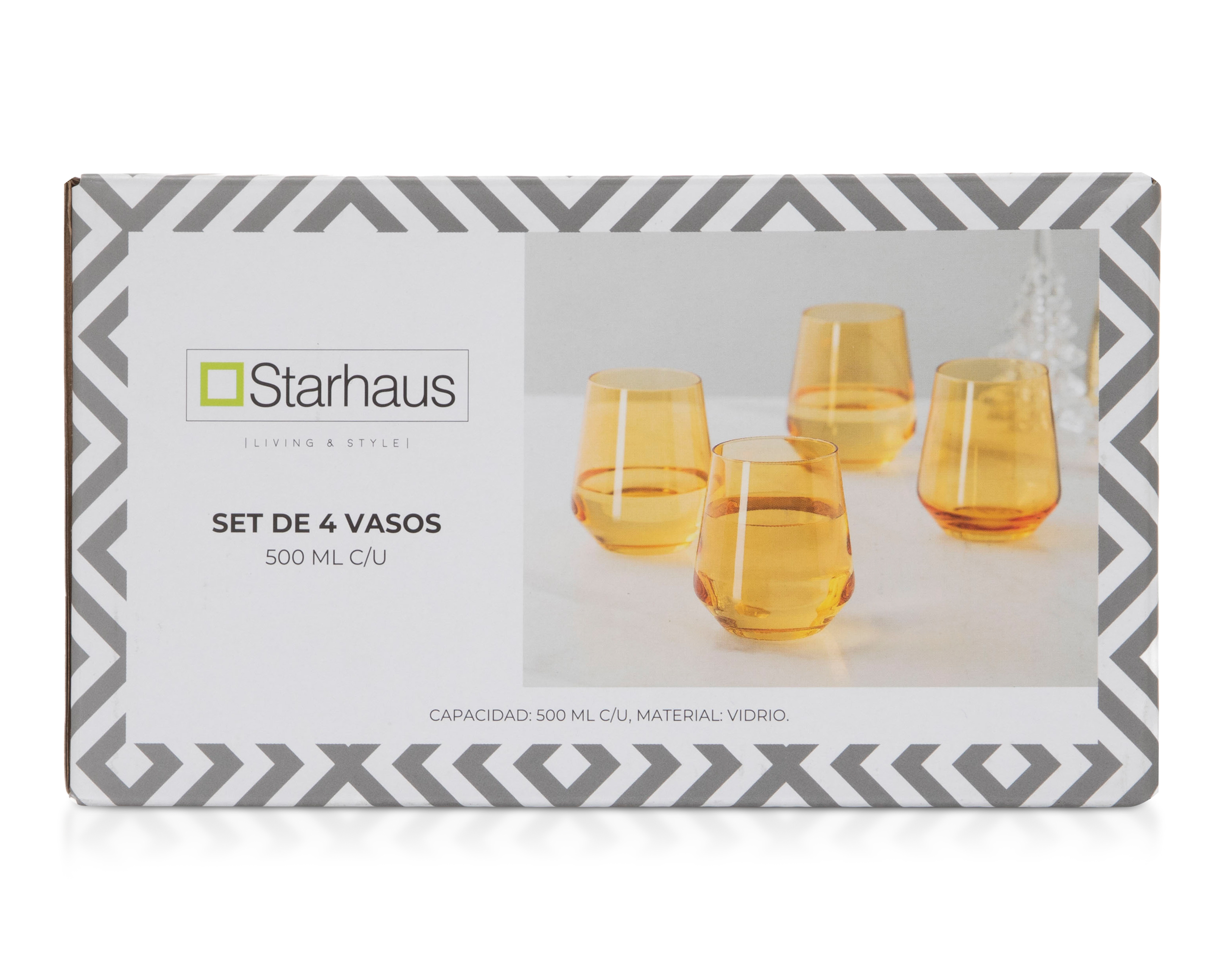 Foto 4 pulgar | Foto 3 | Vasos de Vidrio Starhaus 4 Piezas