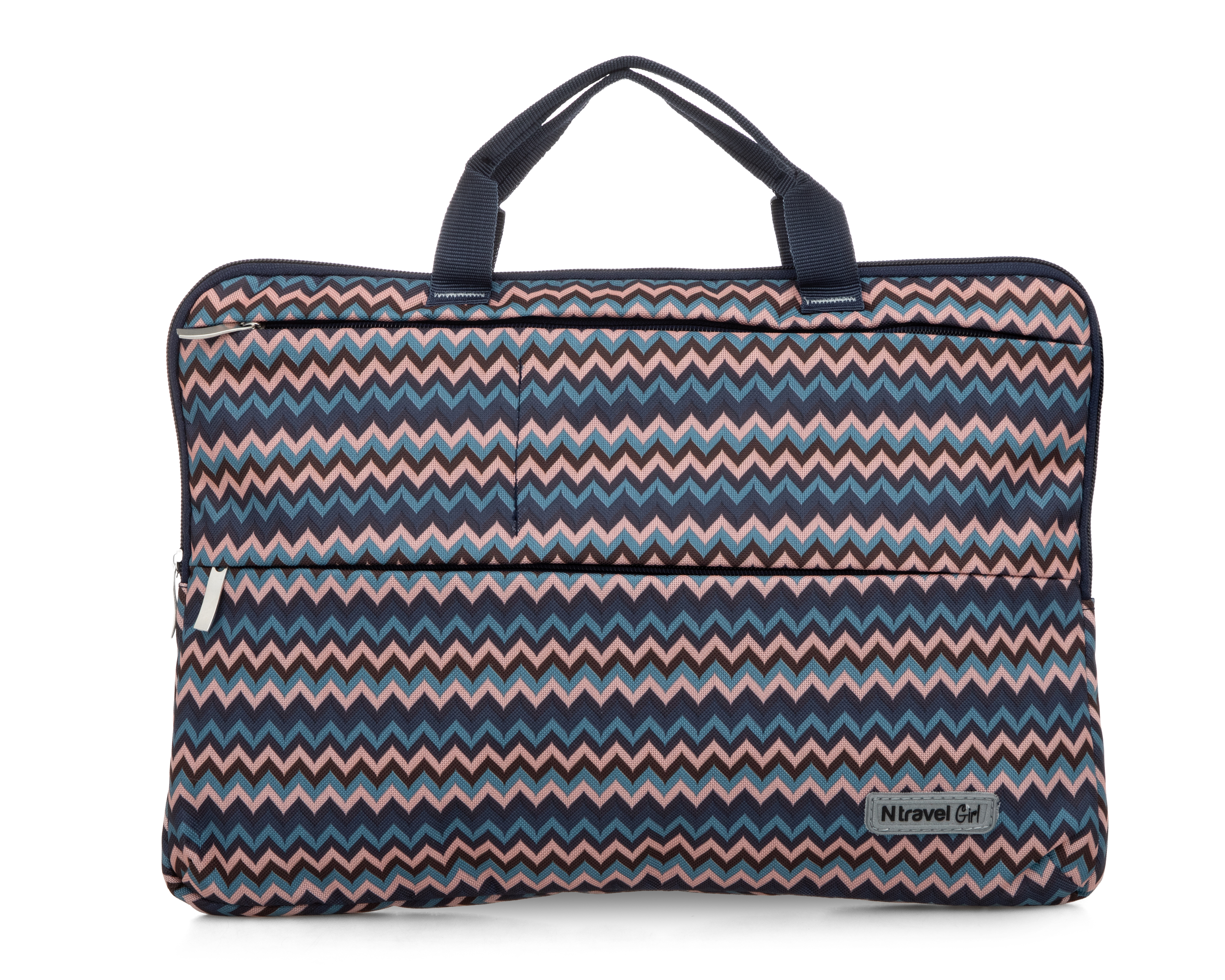 Foto 2 pulgar | Foto 1 | Funda para Laptop Nextravel Zig Zag Multicolor
