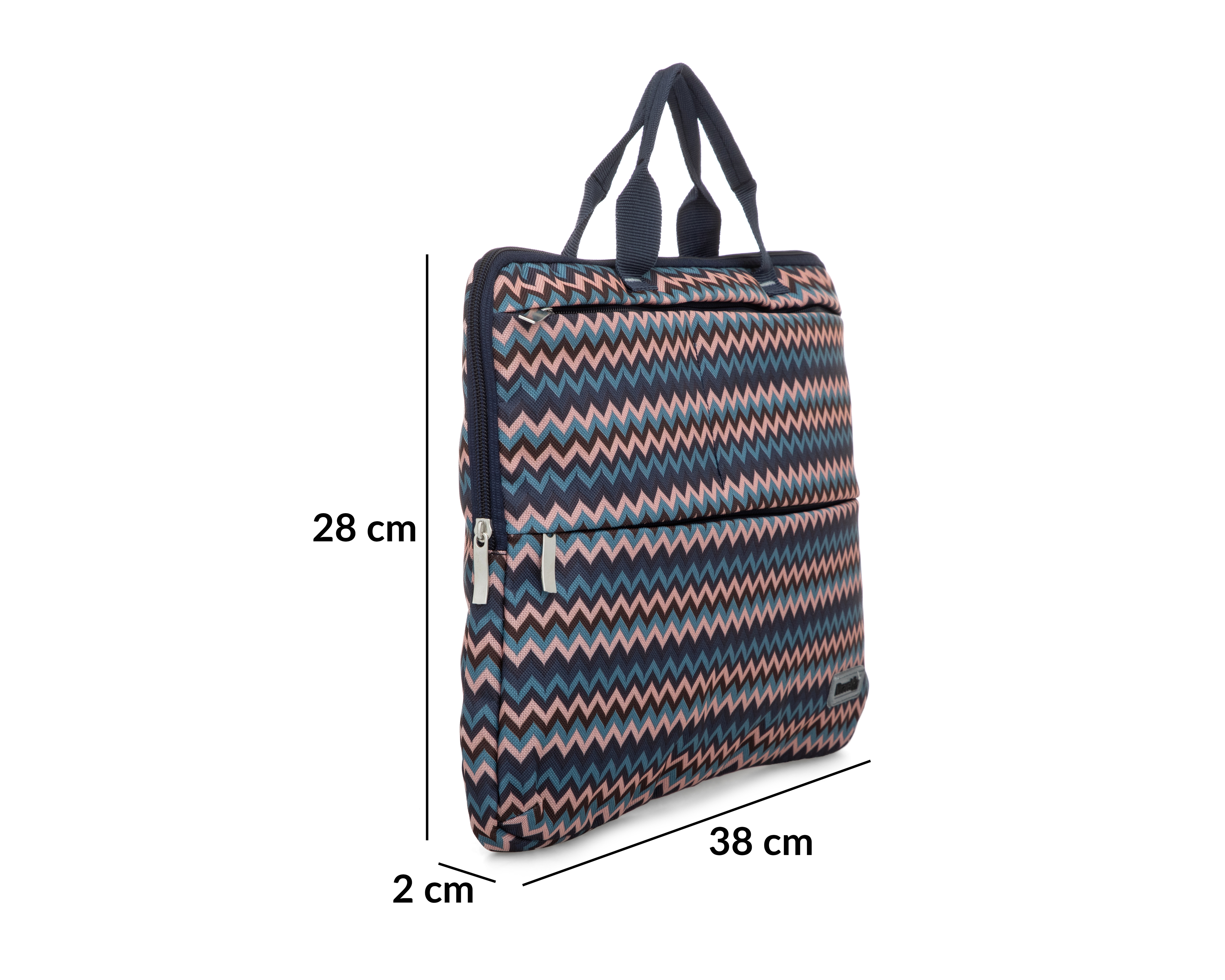 Foto 7 pulgar | Foto 6 | Funda para Laptop Nextravel Zig Zag Multicolor