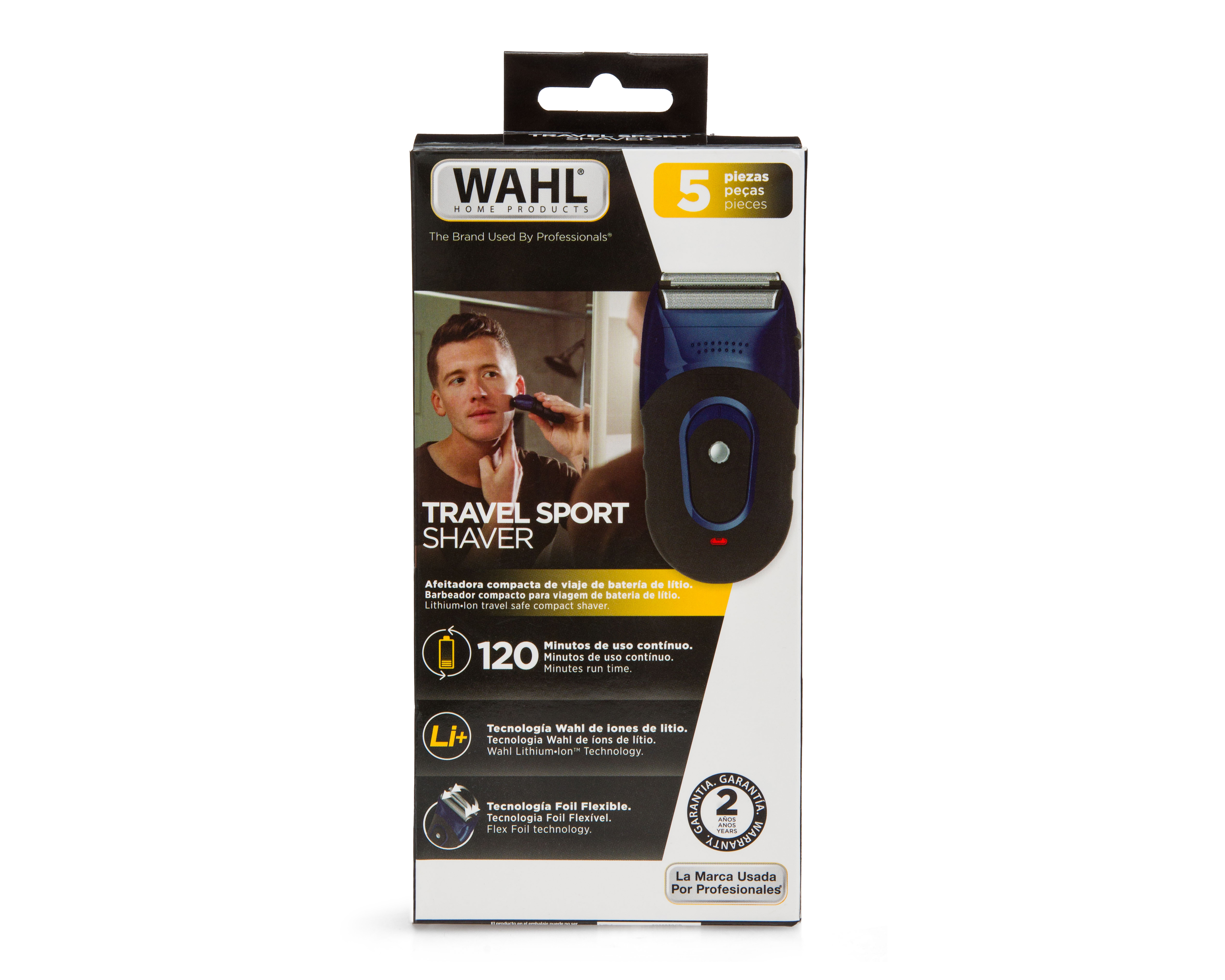 Foto 6 pulgar | Foto 5 | Rasuradora Recargable Wahl Travel Sport Foil Flexible 5 Piezas