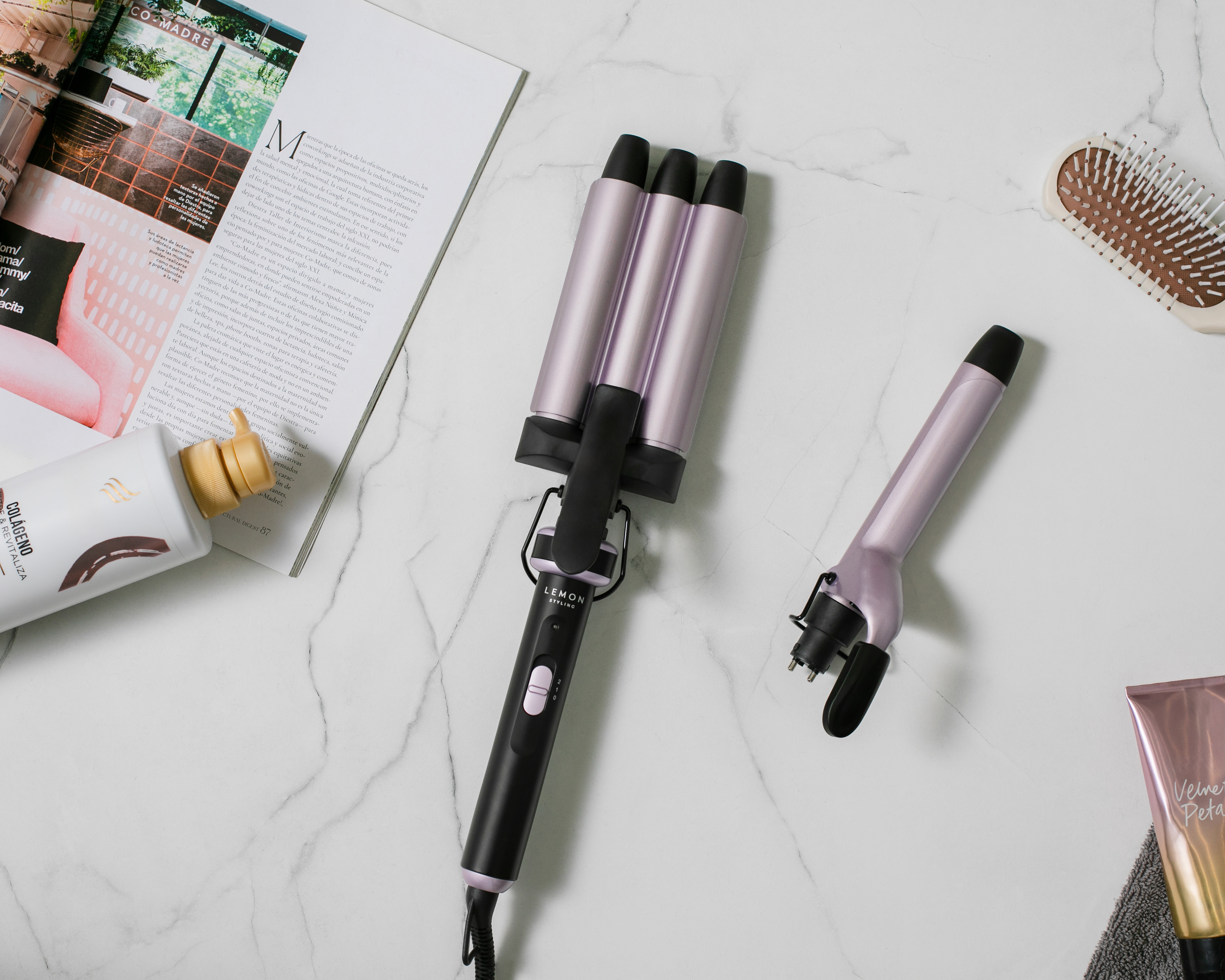 Foto 7 pulgar | Foto 6 | Waflera Rizadora Lemon Styling Beauty Bliss