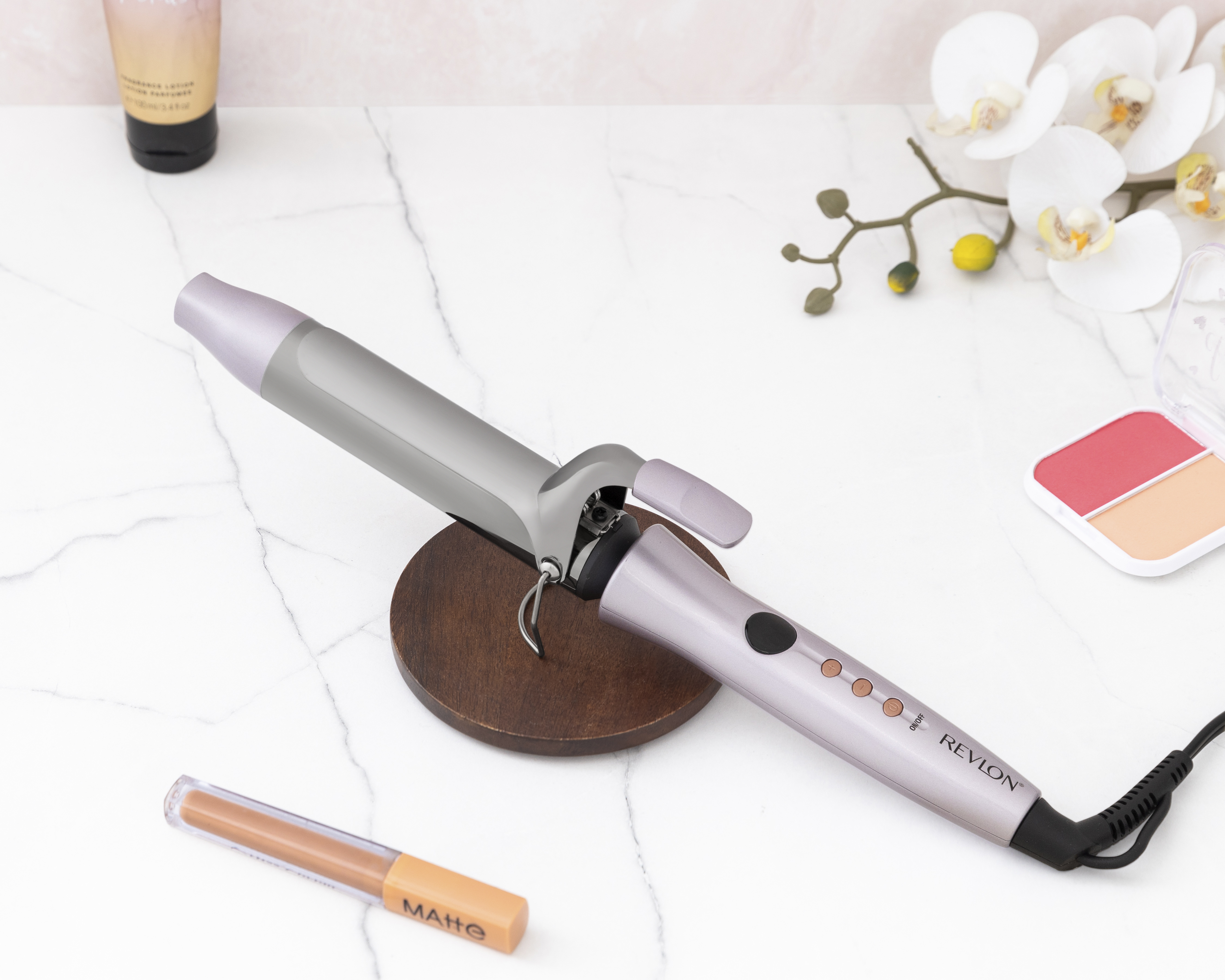 Foto 5 | Foto 5 | Tenaza Revlon Salon Longlasting Curls Titanio