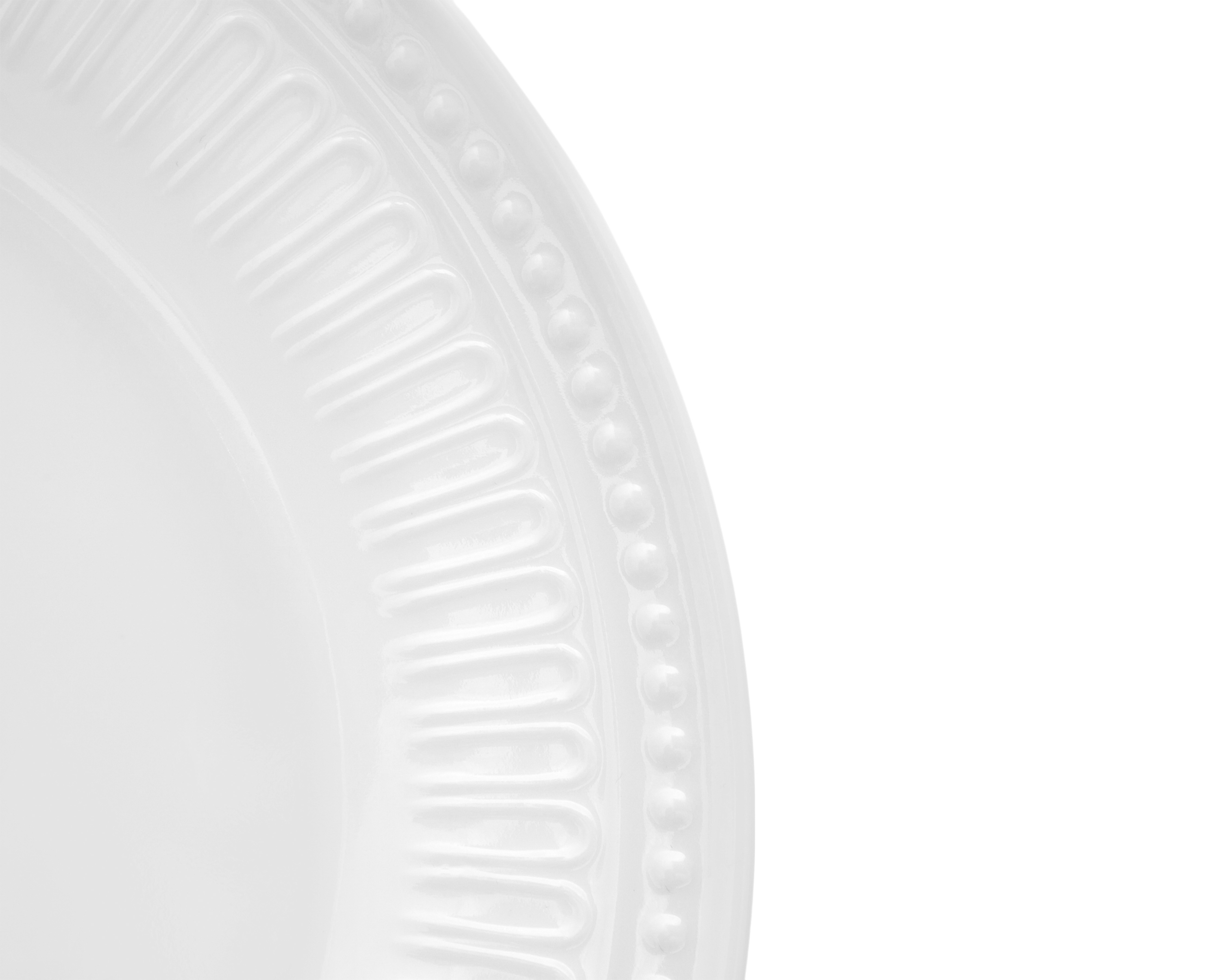 Foto 3 | Foto 3 | Plato Plano Blanco 4 Piezas