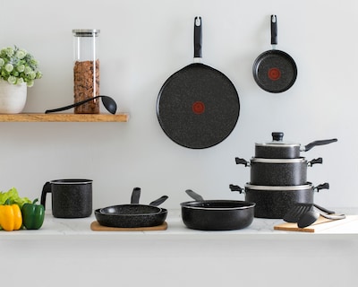 Foto 7 | Foto 7 | Batería de Cocina T-Fal Vital Stone 16 Piezas Negro
