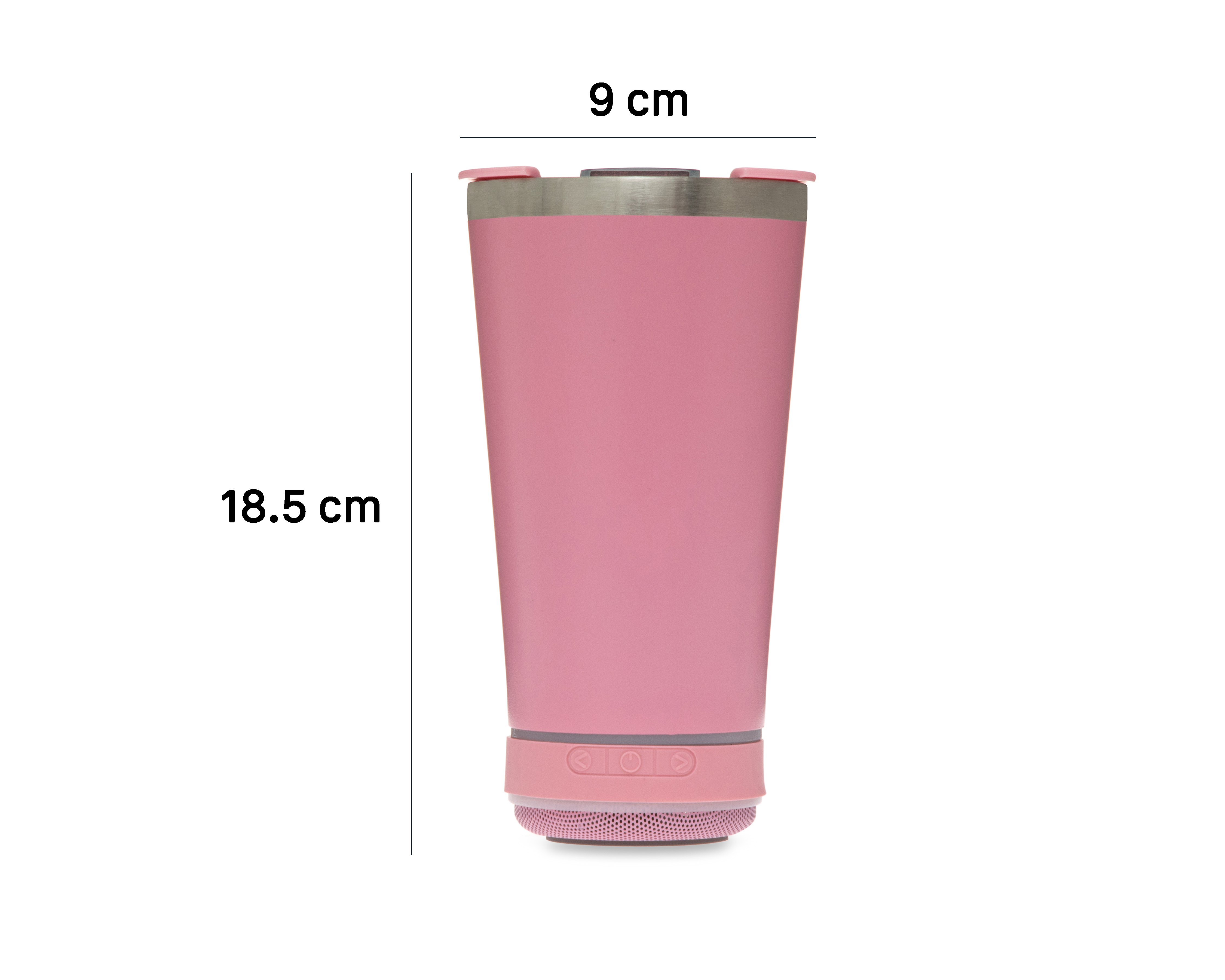 Foto 9 pulgar | Foto 8 | Termo con bocina Bluetooth Congo 450 ml Rosa