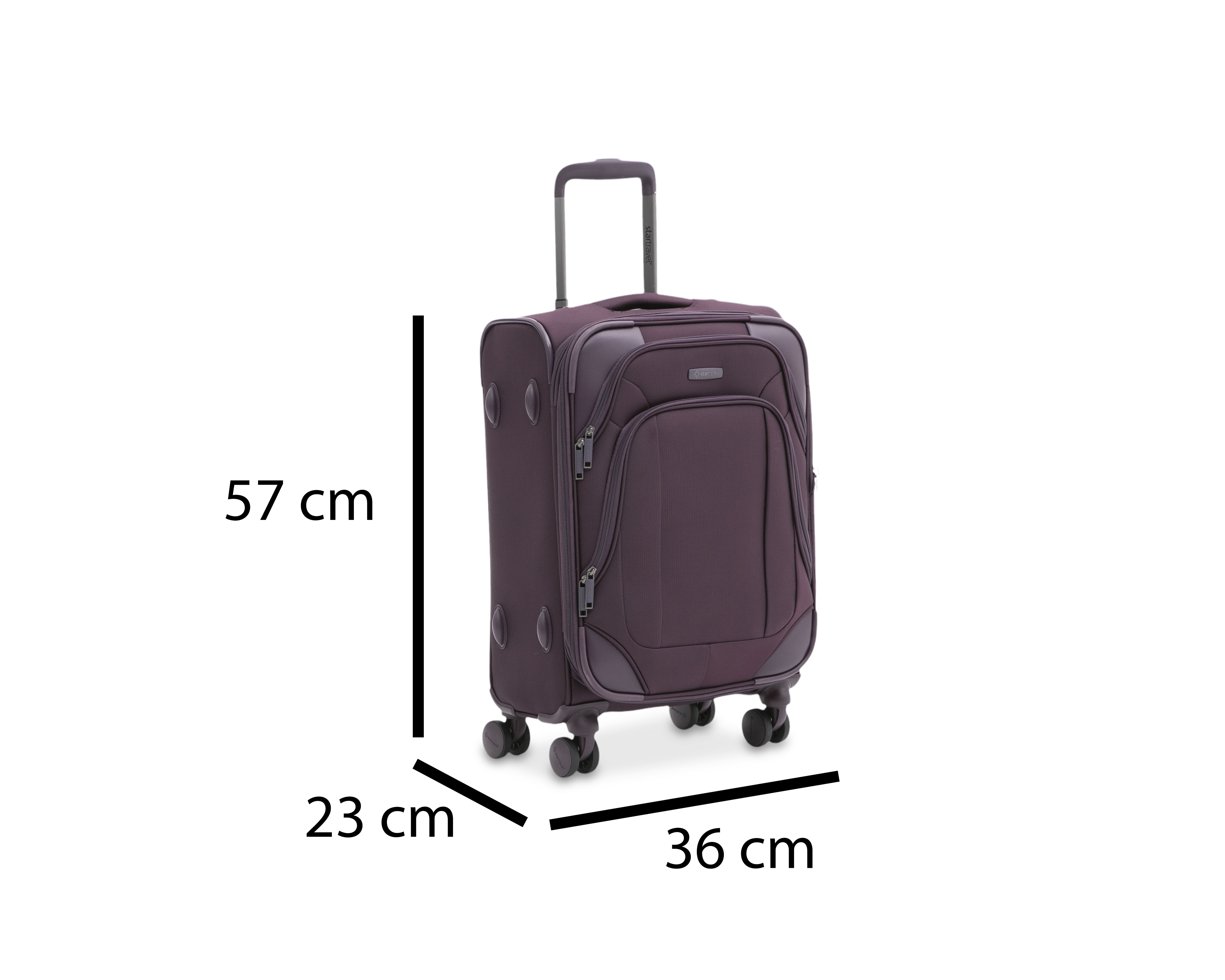Foto 8 | Foto 8 | Maleta Vertical Startravel Venecia 20 Pulgadas Morada