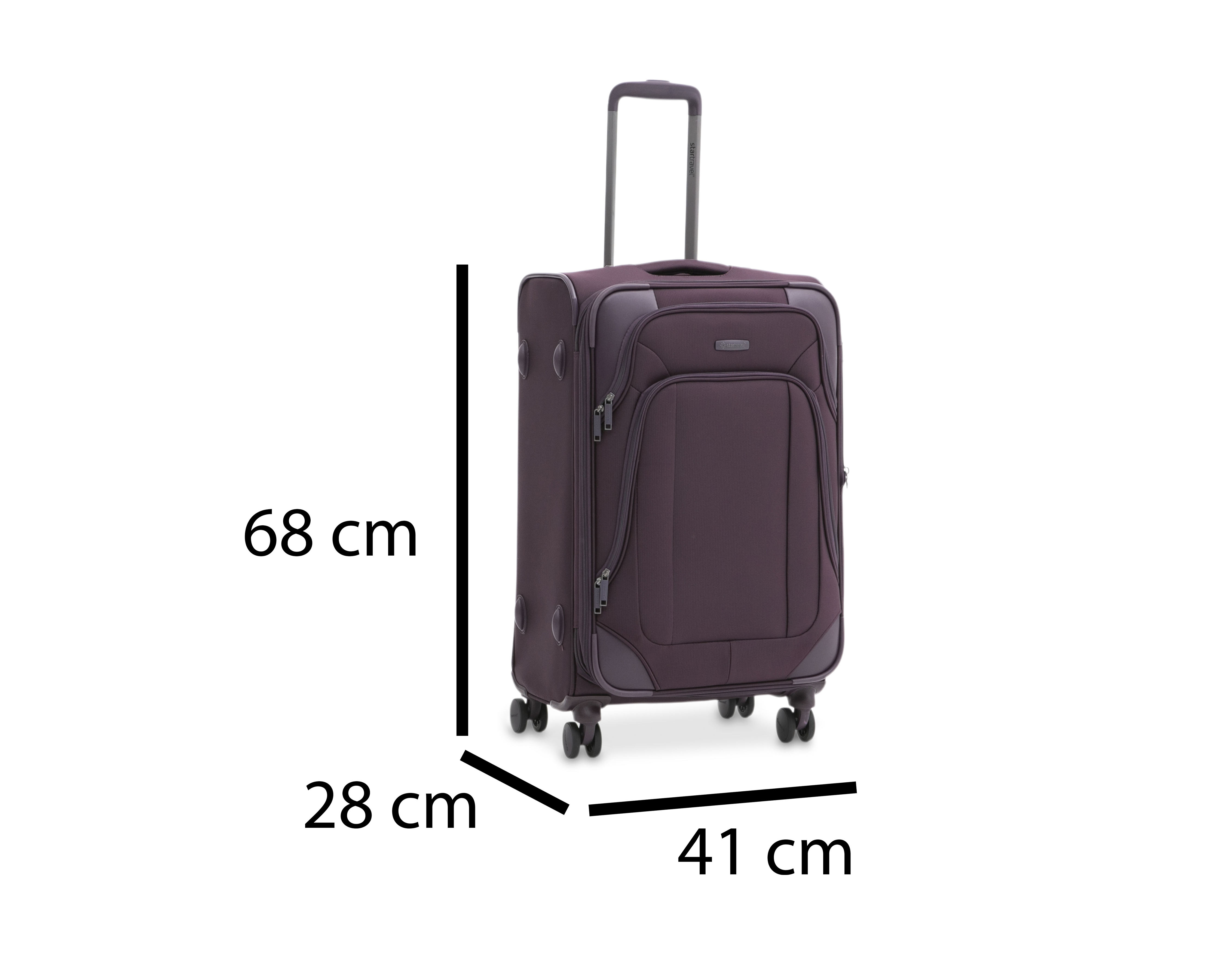 Foto 8 | Foto 8 | Maleta Vertical Startravel Venecia 24 Pulgadas Morada