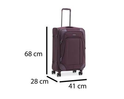 Foto 8 | Foto 8 | Maleta Vertical Startravel Venecia 24 Pulgadas Morada