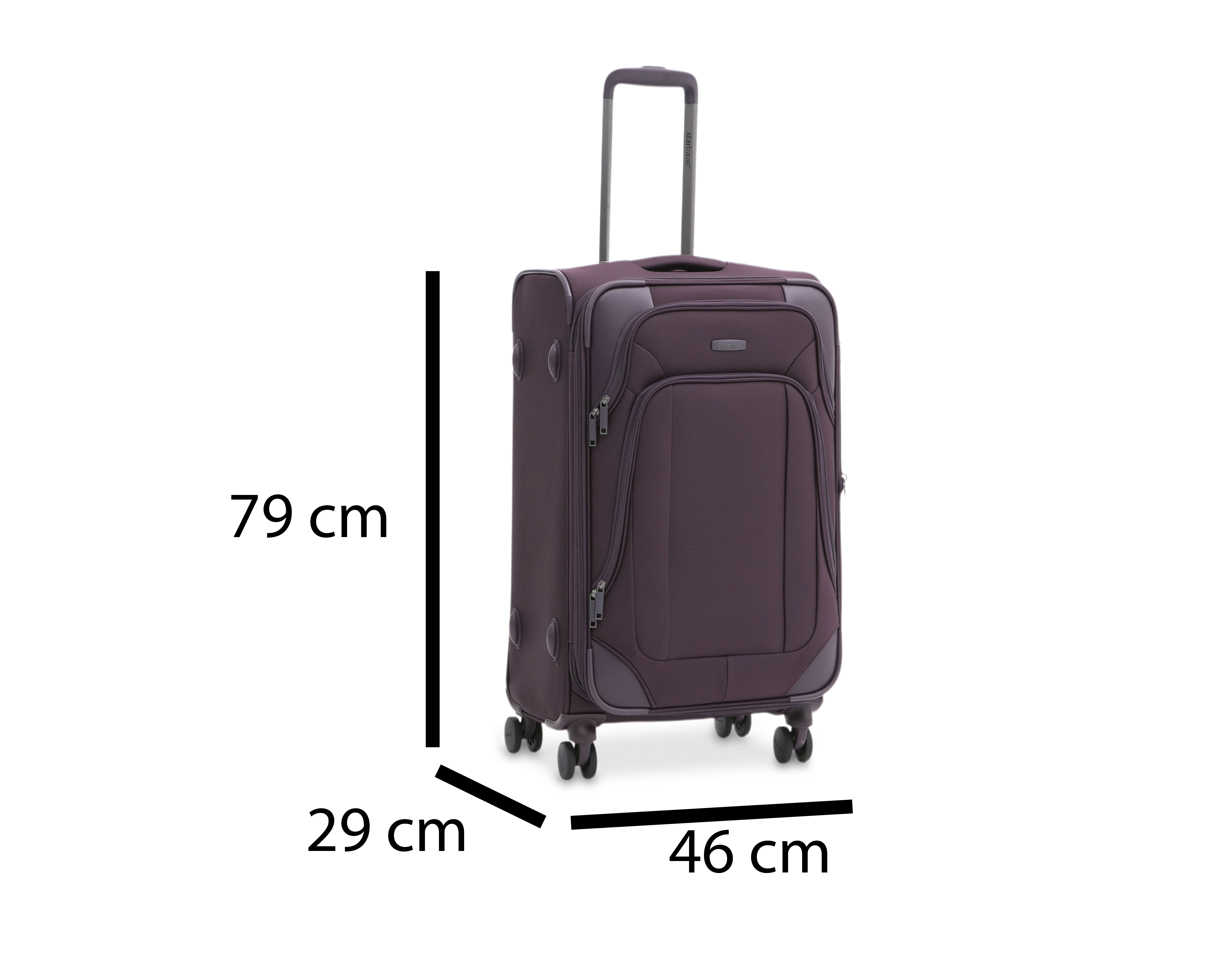 Foto 8 | Foto 8 | Maleta Vertical Startravel Venecia 28 Pulgadas Morada
