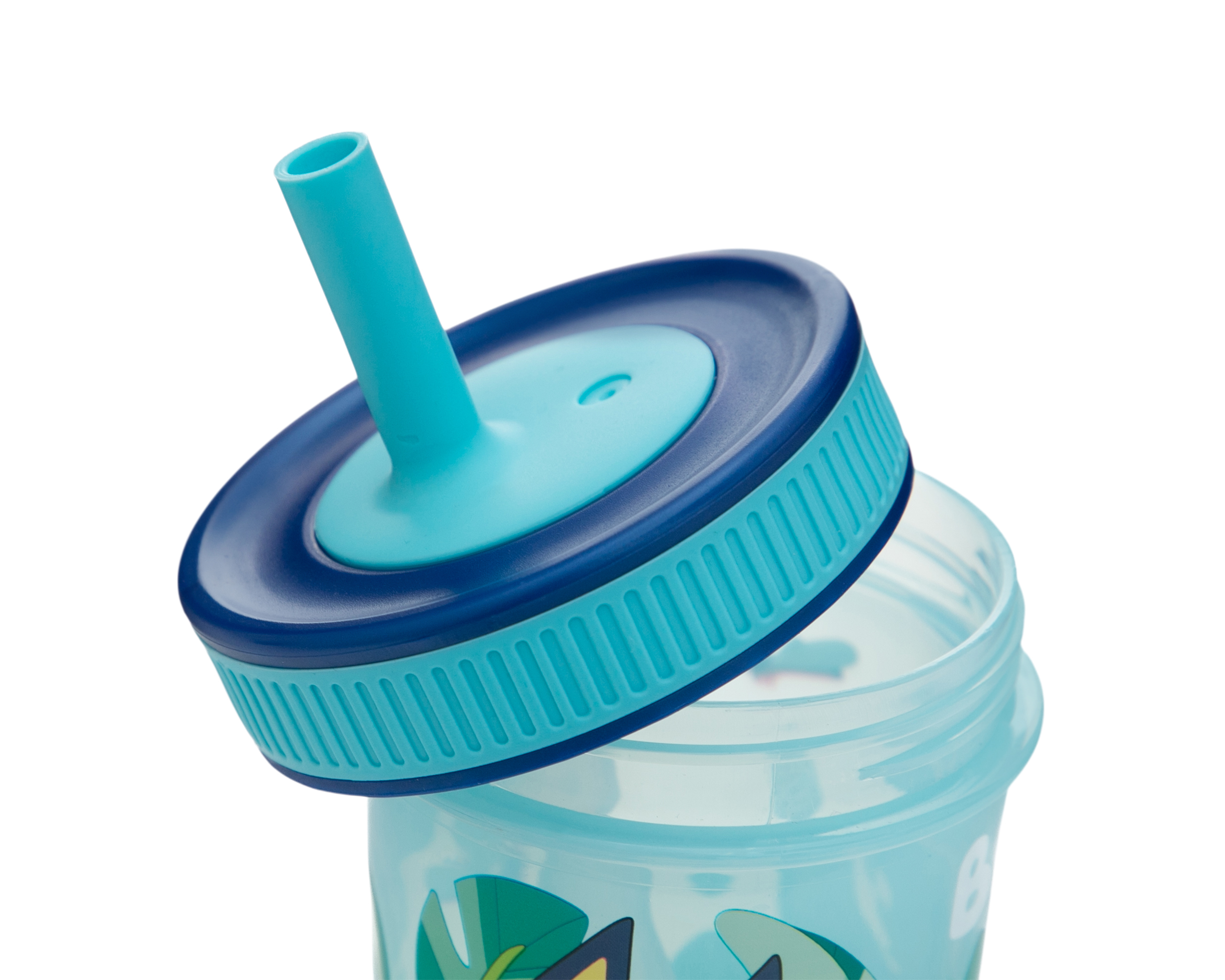 Foto 4 pulgar | Foto 3 | Botella con Popote Bluey 465 ml