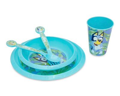 Foto 1 | Foto 1 | Vajilla de Plástico Azul para 1 Persona 5 Piezas