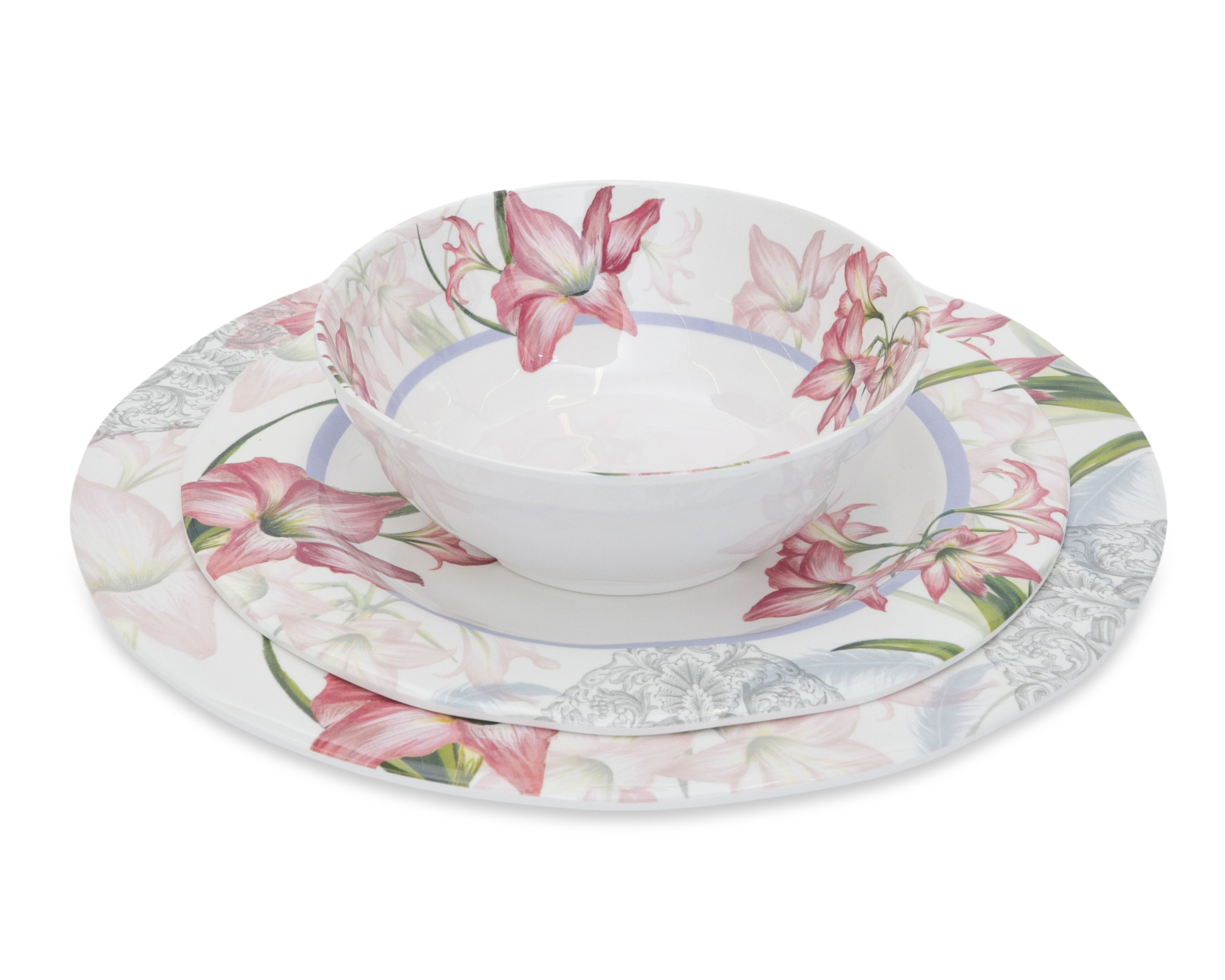 Foto 5 | Foto 5 | Vajilla de Melamina Blanca para 4 Personas 12 Piezas