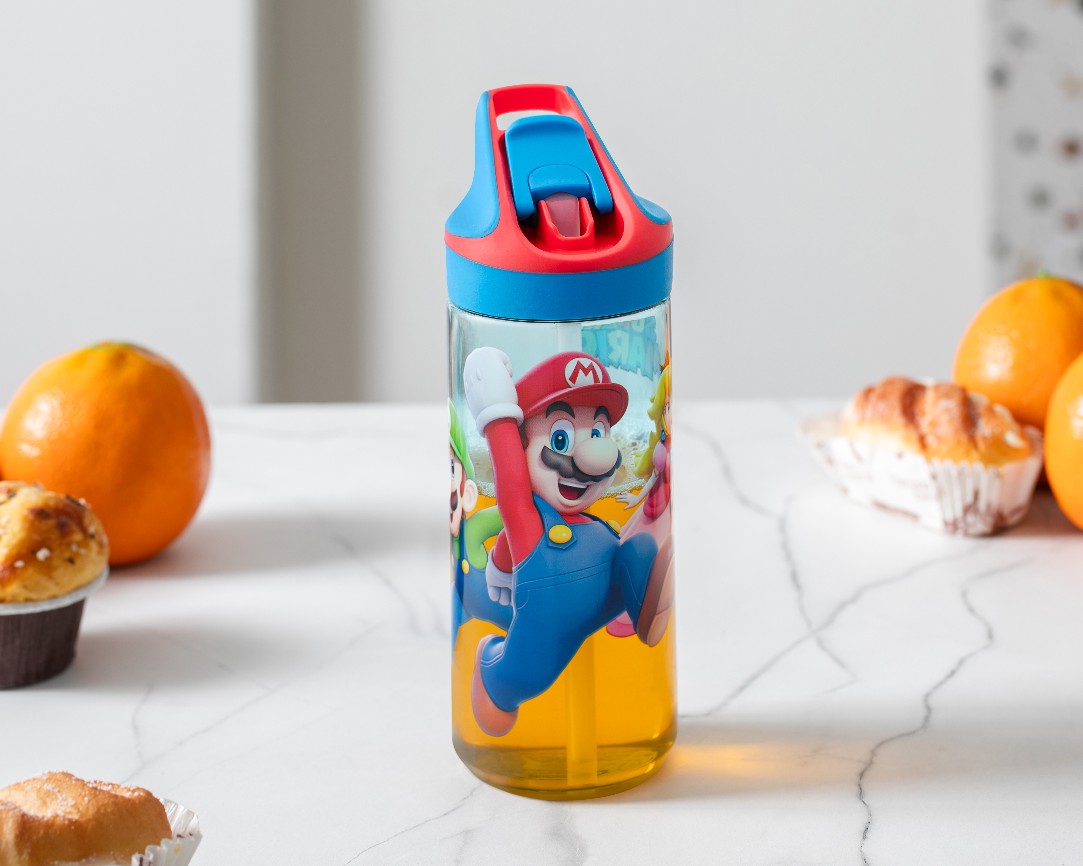Foto 6 pulgar | Foto 5 | Botella para Agua Nintendo Super Mario Bros 620 ml