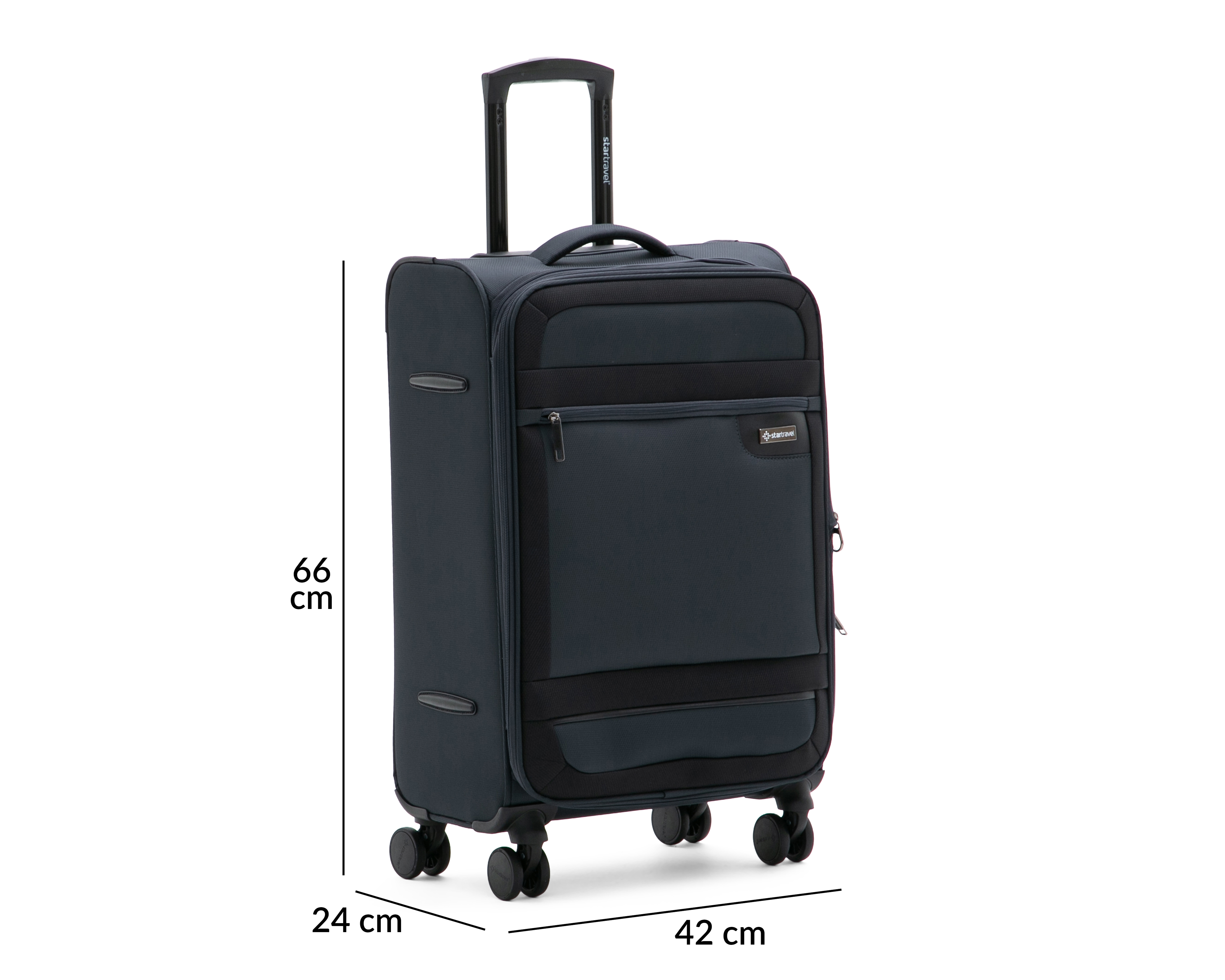 Foto 9 | Foto 9 | Maleta Vertical Startravel Bogotá 24 Pulgadas Azul