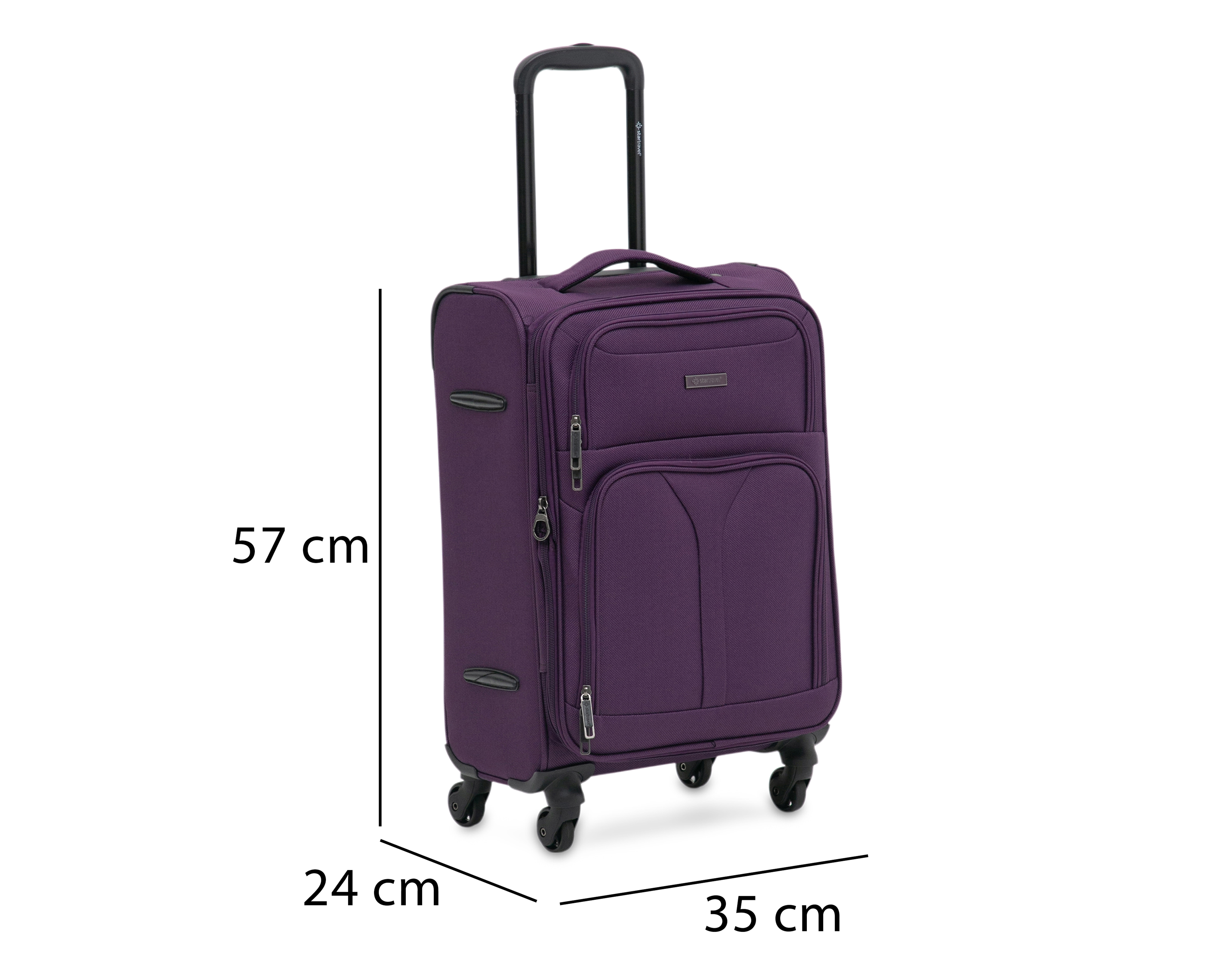 Foto 7 | Foto 7 | Maleta Vertical Startravel Pekin 20 Pulgadas Morada