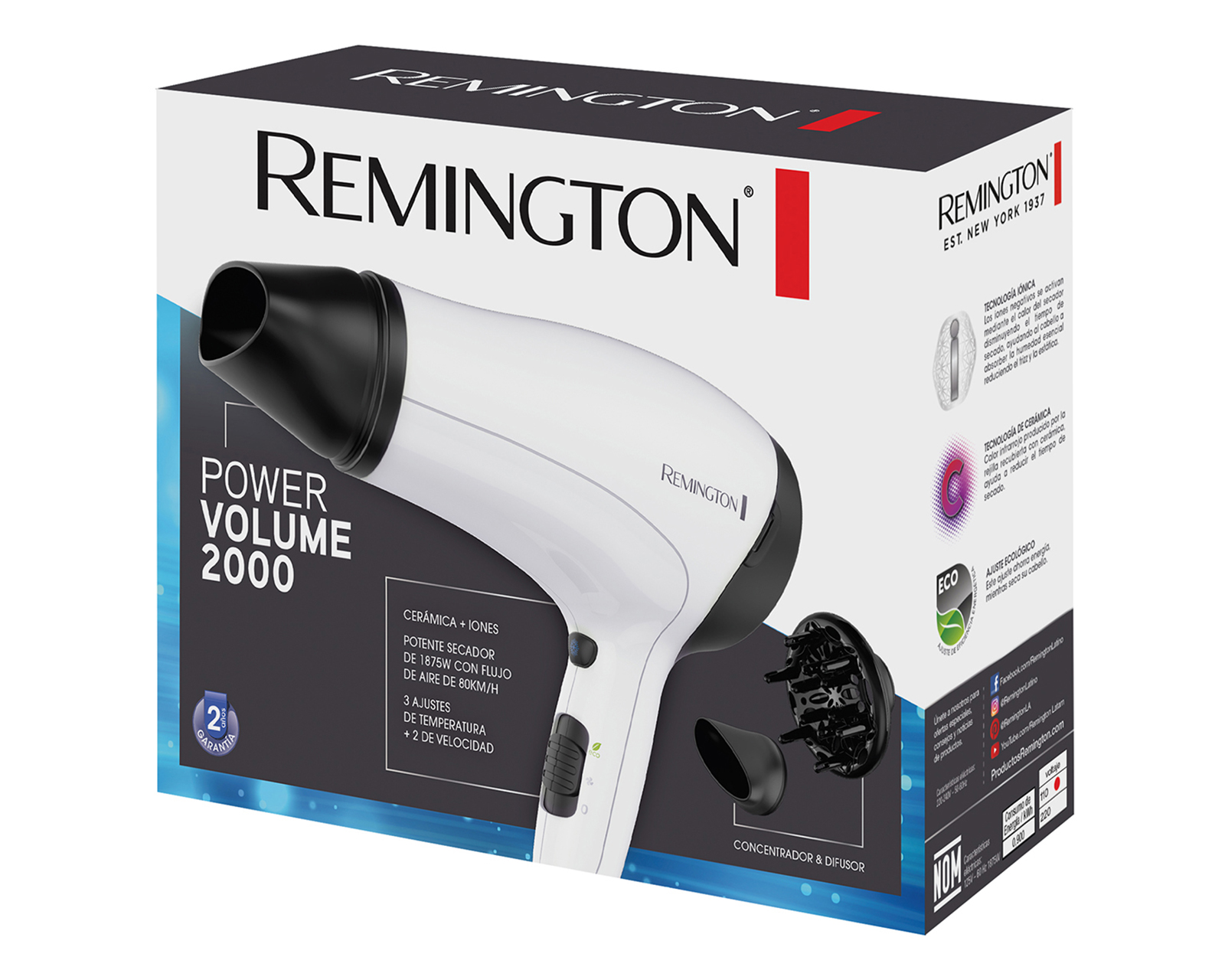 Foto 5 pulgar | Foto 4 | Secadora de Cabello Remington Power Volume 2000