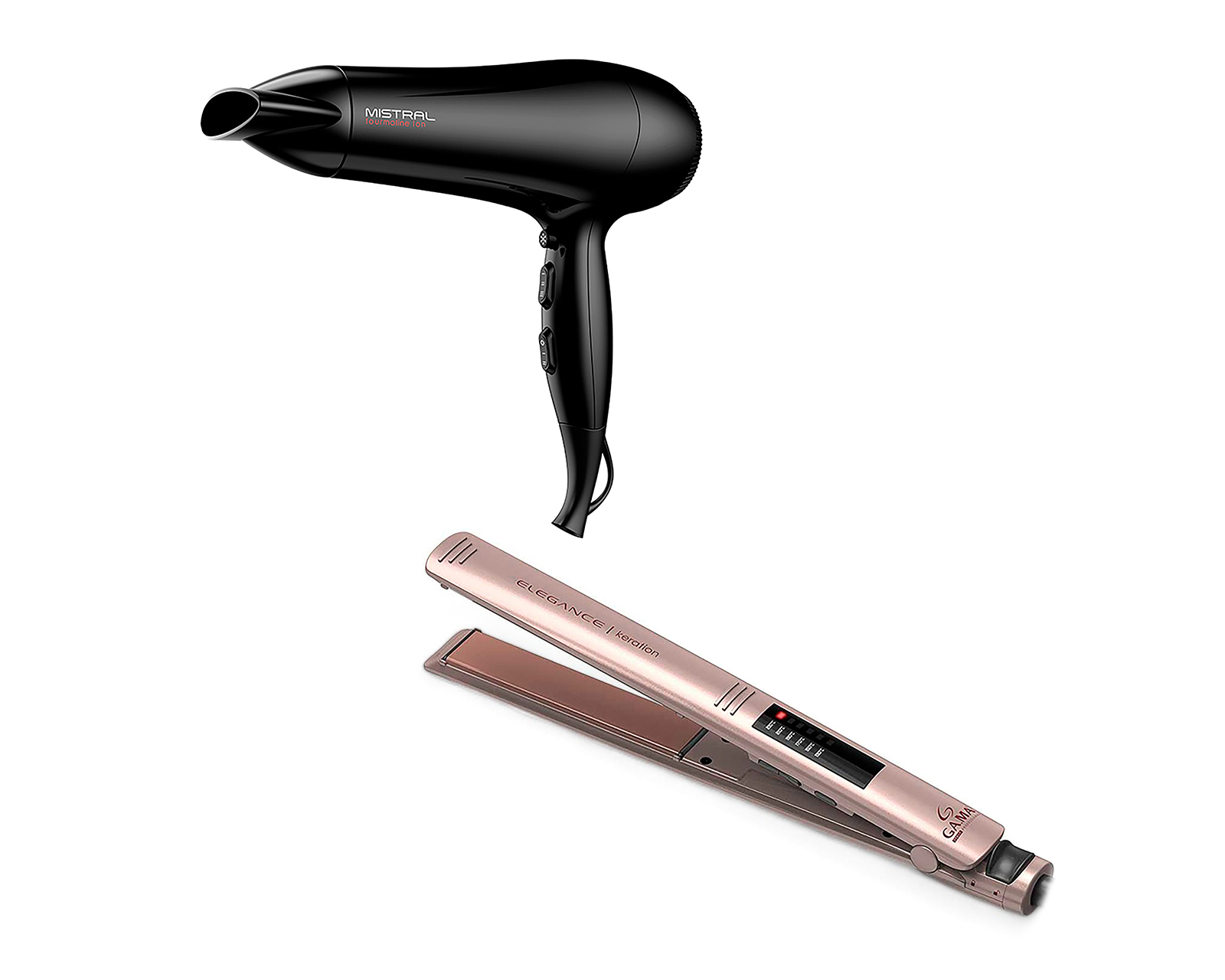 Combo de Alaciadora y Secadora Keration con Turmalina Antifrizz