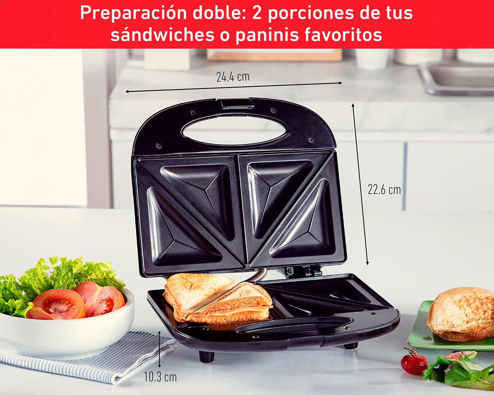 Foto 5 pulgar | Foto 4 | Sandwichera T-Fal 2 Porciones