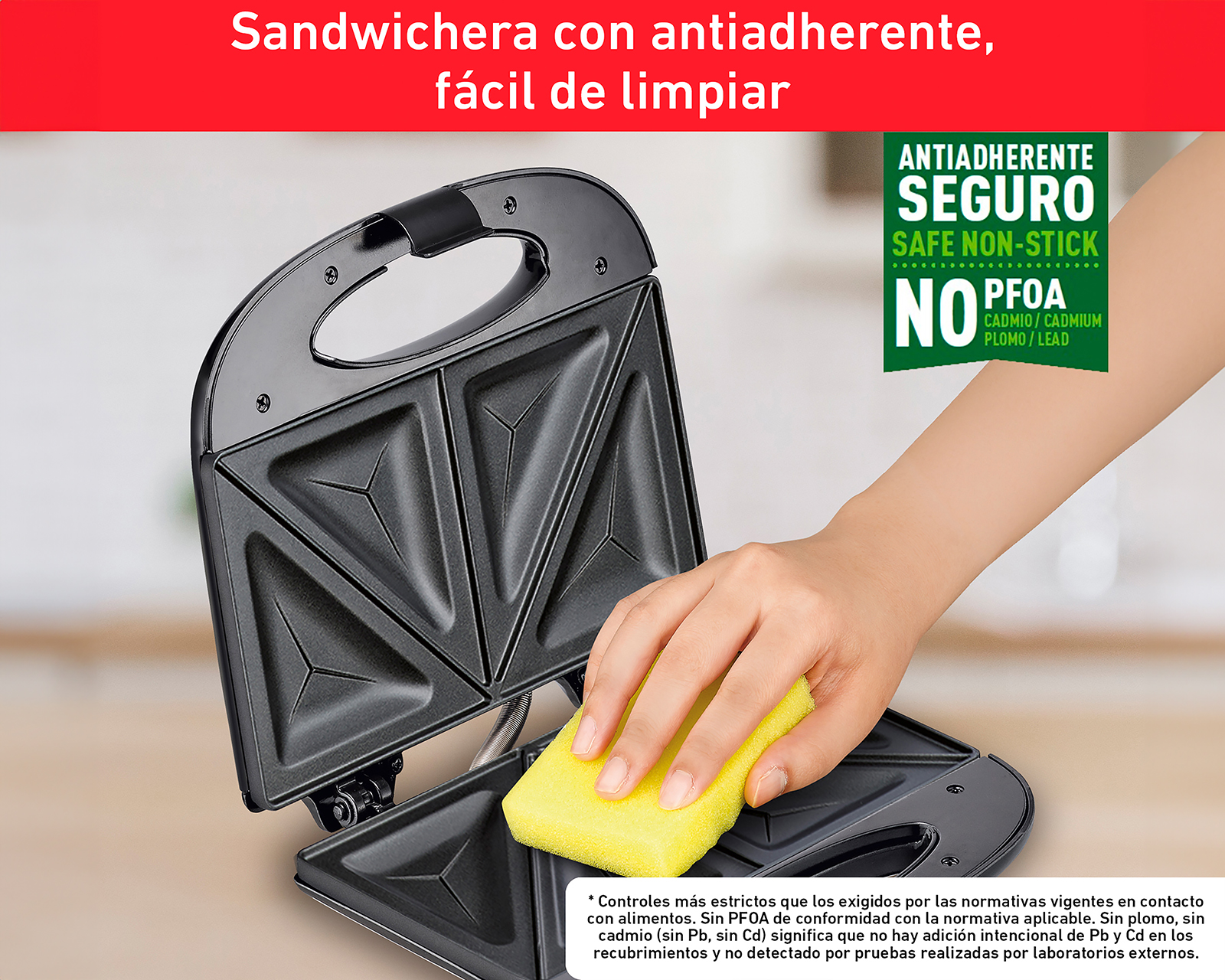 Foto 6 pulgar | Foto 5 | Sandwichera T-Fal 2 Porciones