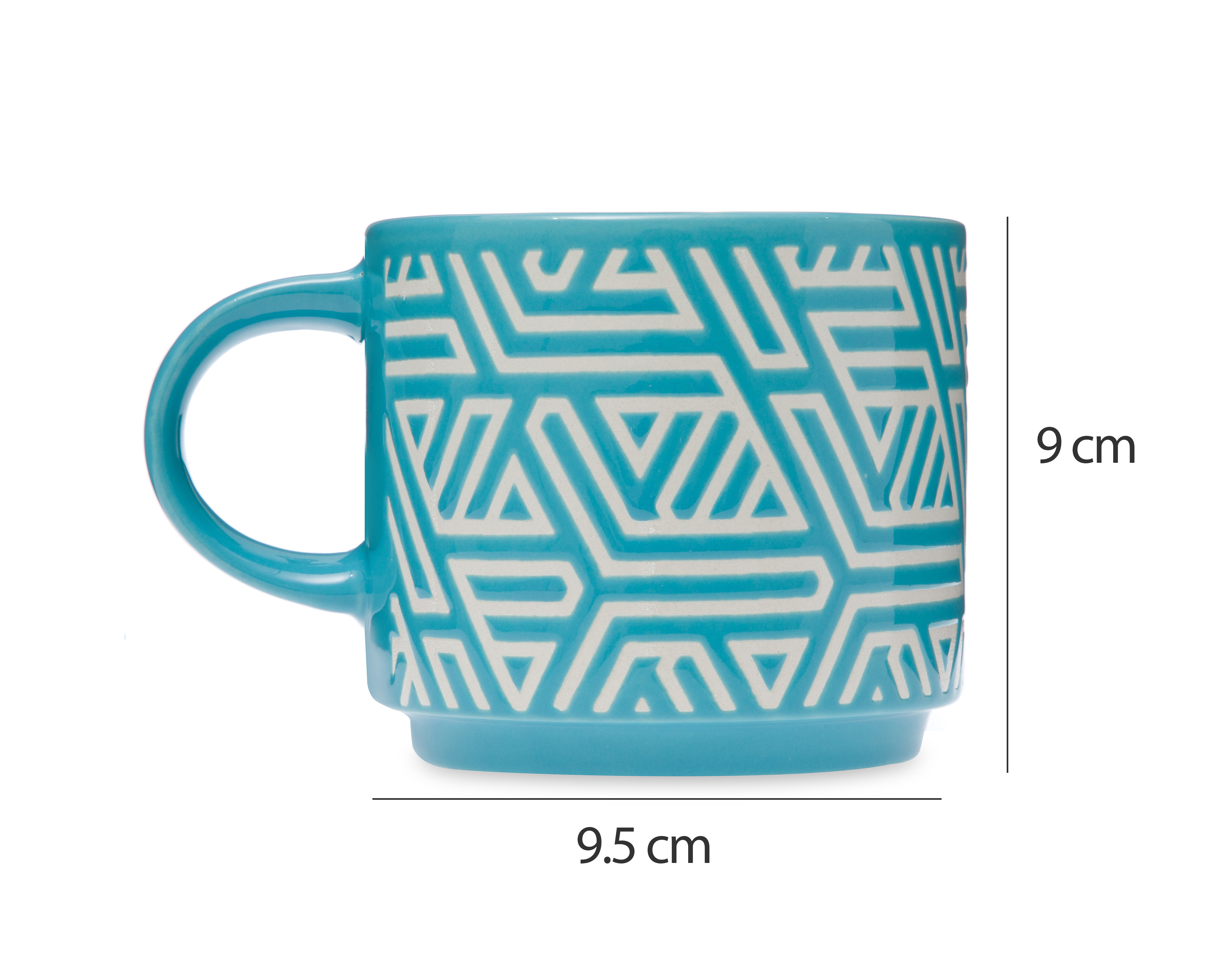 Foto 5 | Foto 5 | Taza de Cerámica Starhaus 384 ml 4 Piezas