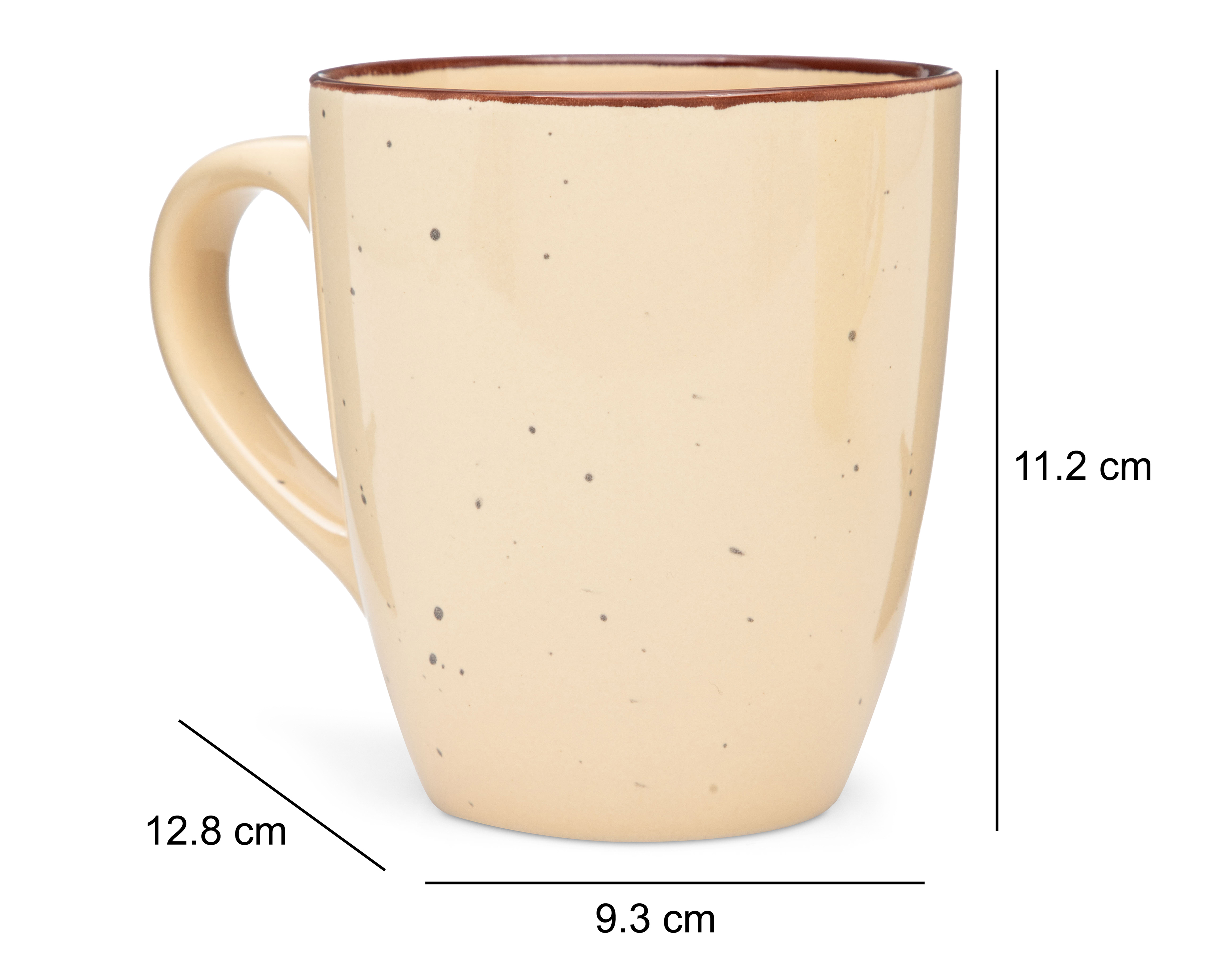 Foto 5 | Foto 5 | Taza de Cerámica Starhaus 458 ml 4 Piezas