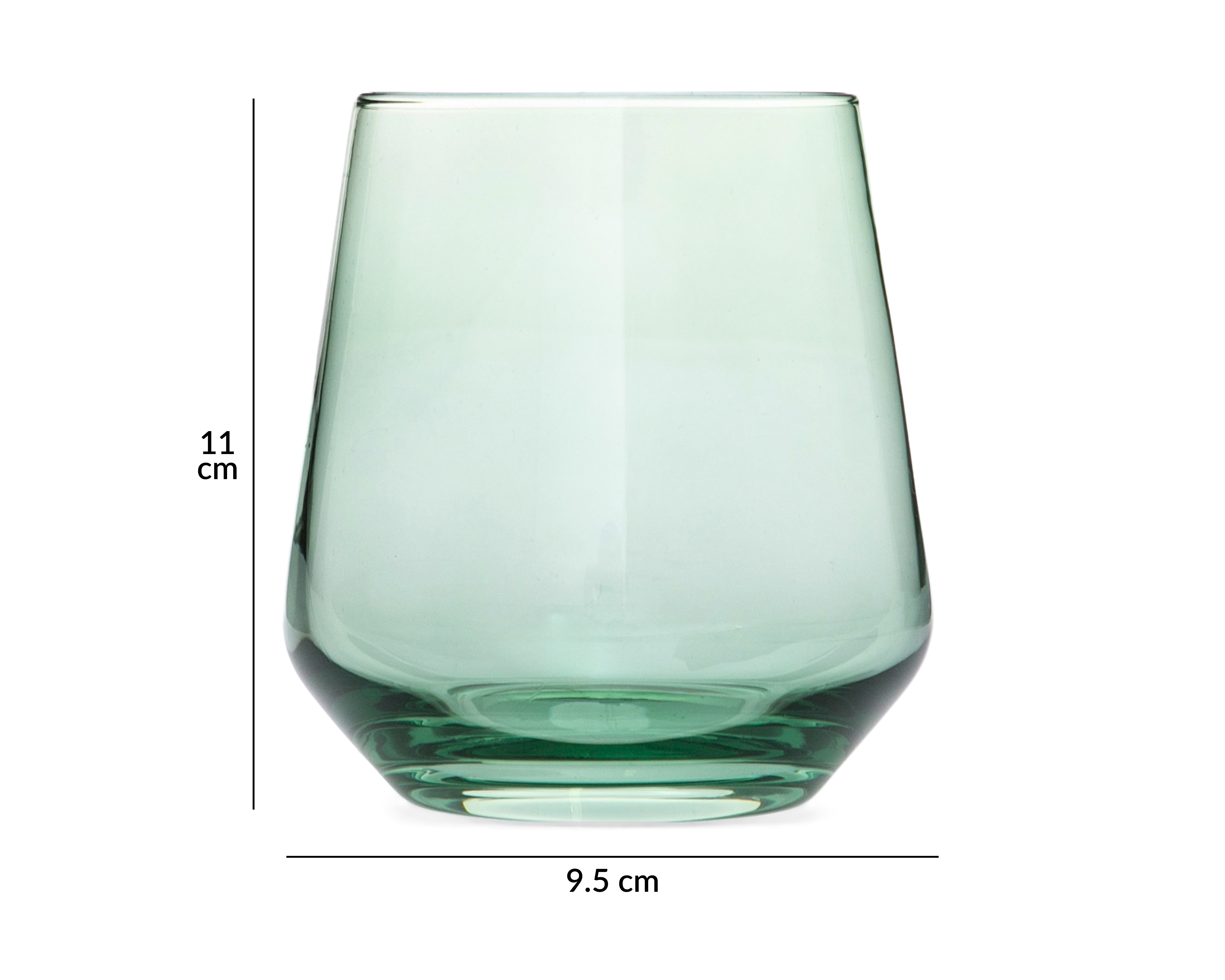 Foto 5 | Foto 5 | Vaso de Vidrio Starhaus 550 ml 4 Piezas