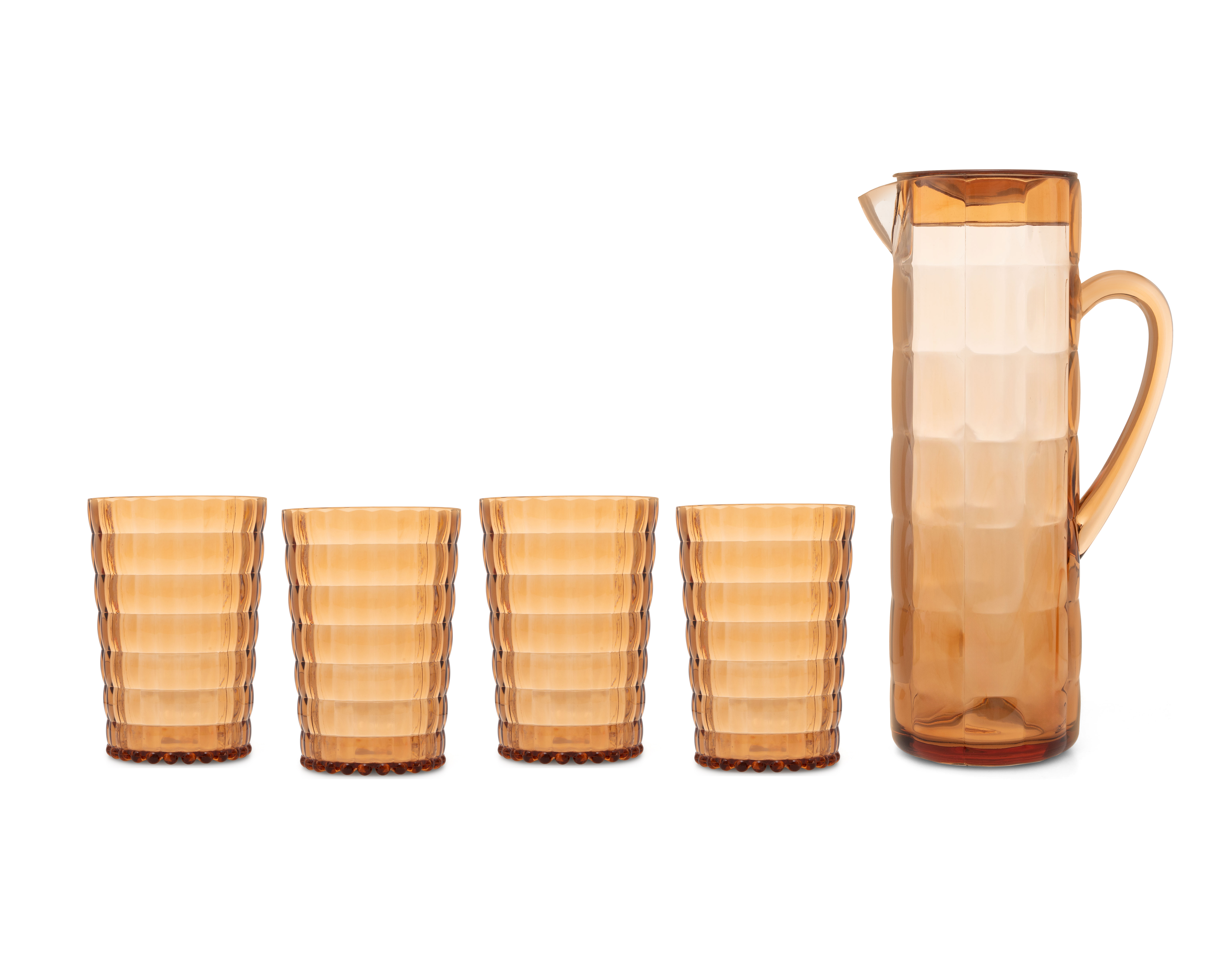 Foto 1 | Foto 1 | Juego de Jarra y Vasos de Acrílico Starhaus 5 Piezas