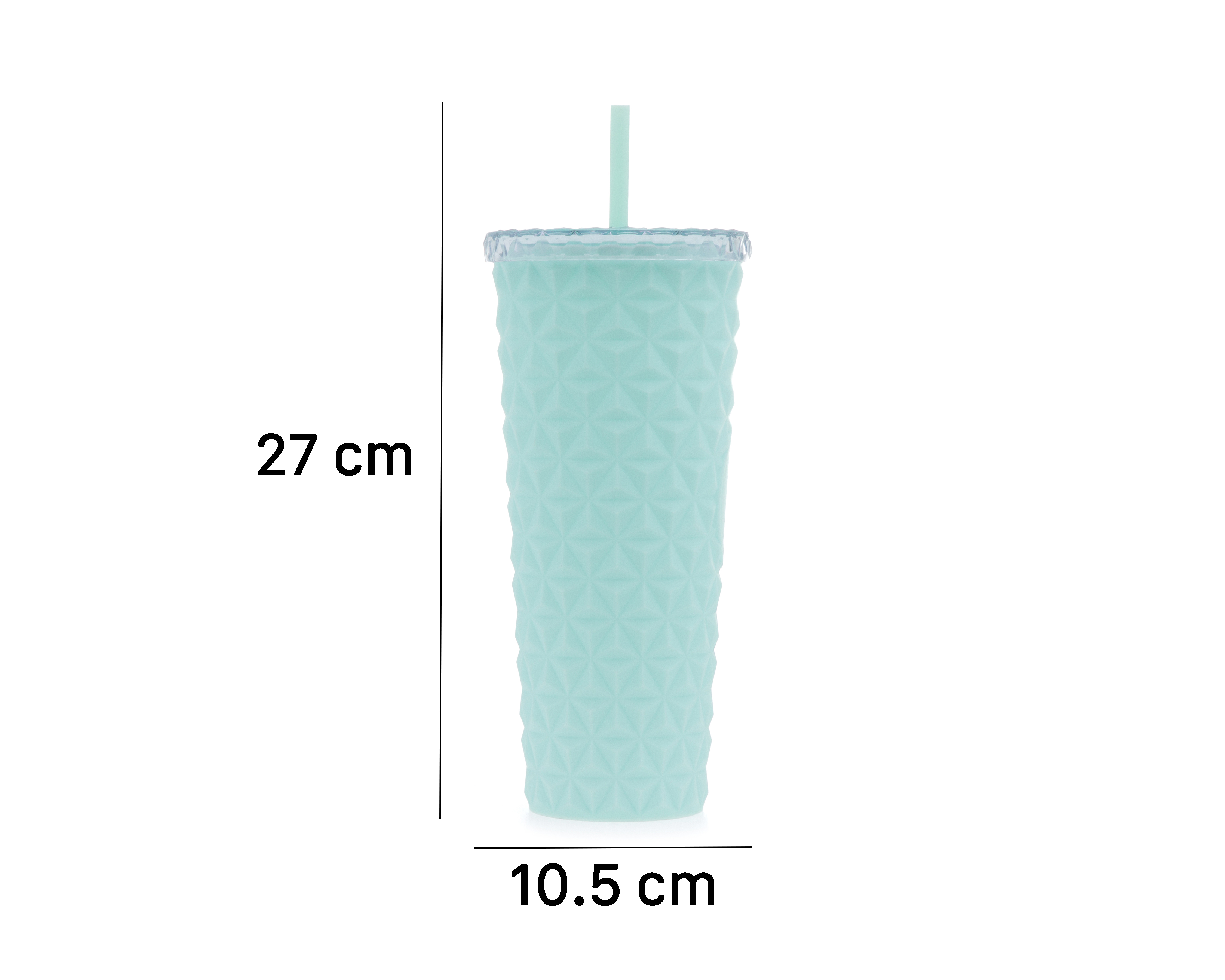 Foto 6 pulgar | Foto 5 | Vaso con Popote de Plástico Congo 720 ml