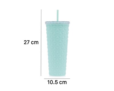 Foto 5 | Foto 5 | Vaso con Popote de Plástico Congo 720 ml