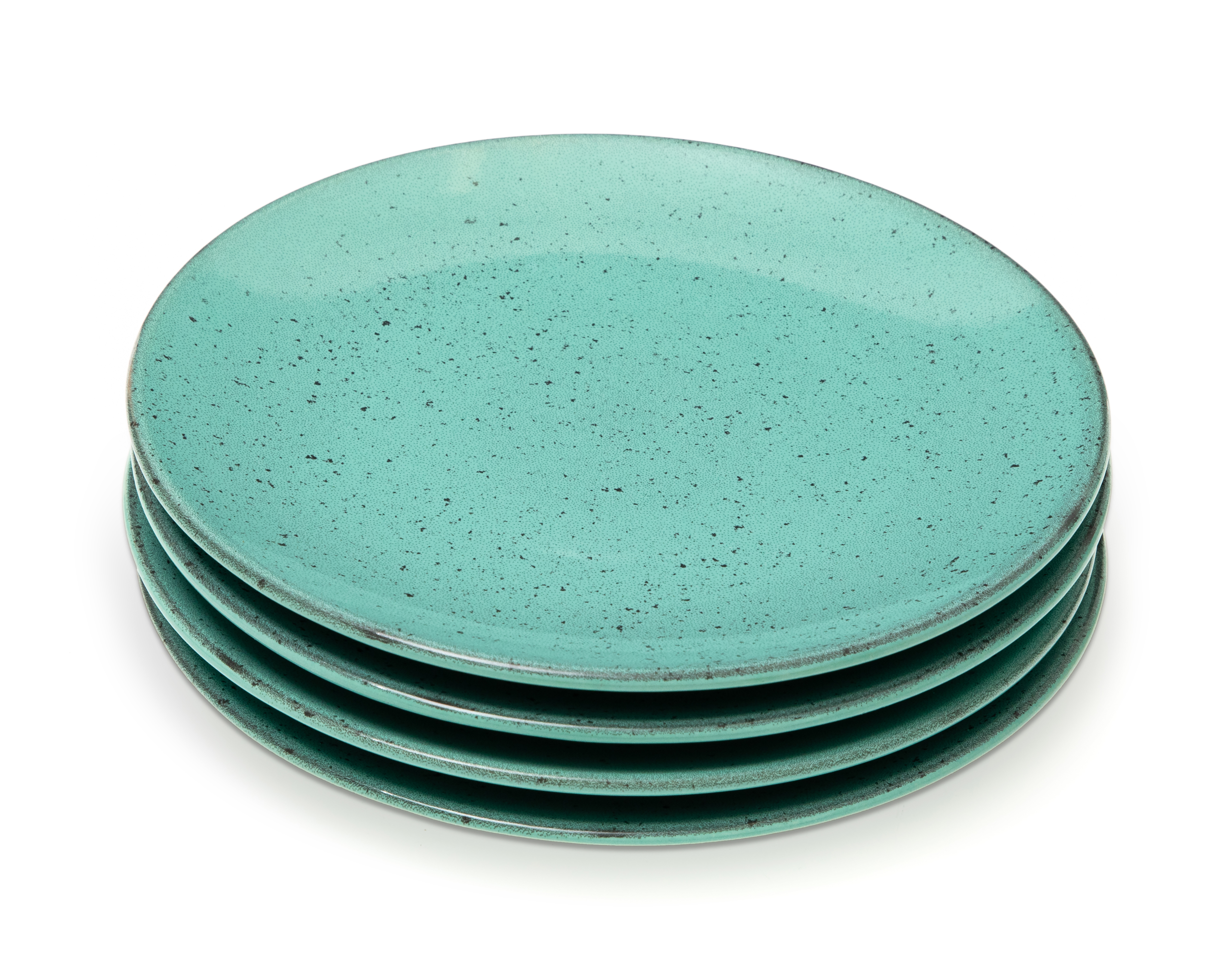 Plato de Cerámica Azul 4 Piezas